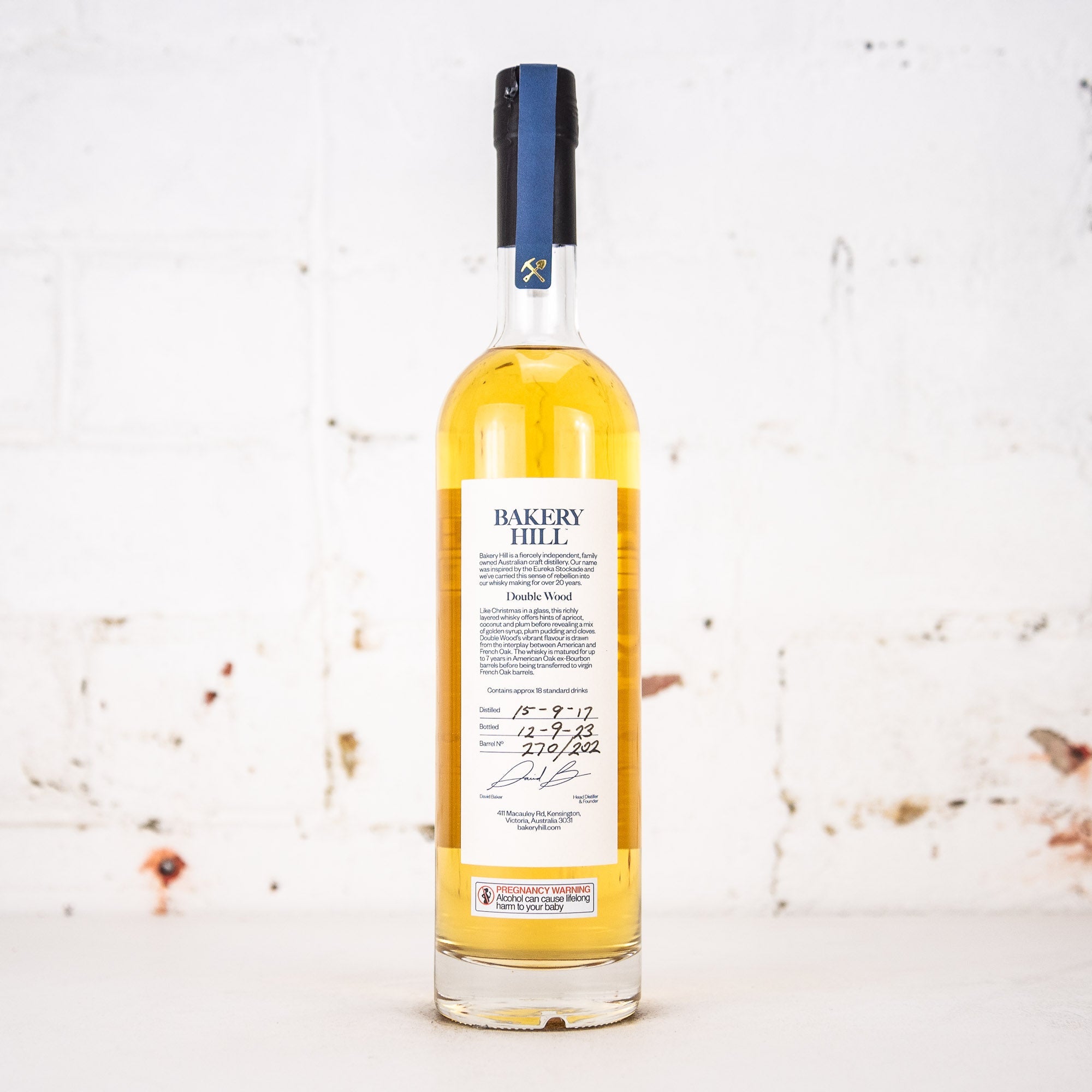 Bakery Hill - Double Wood Single Malt 500ml