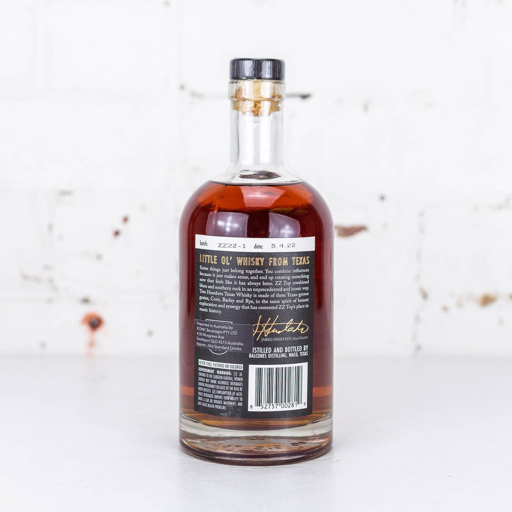 Balcones - Tres Hombres ZZ Top Texas Whiskey 750ml