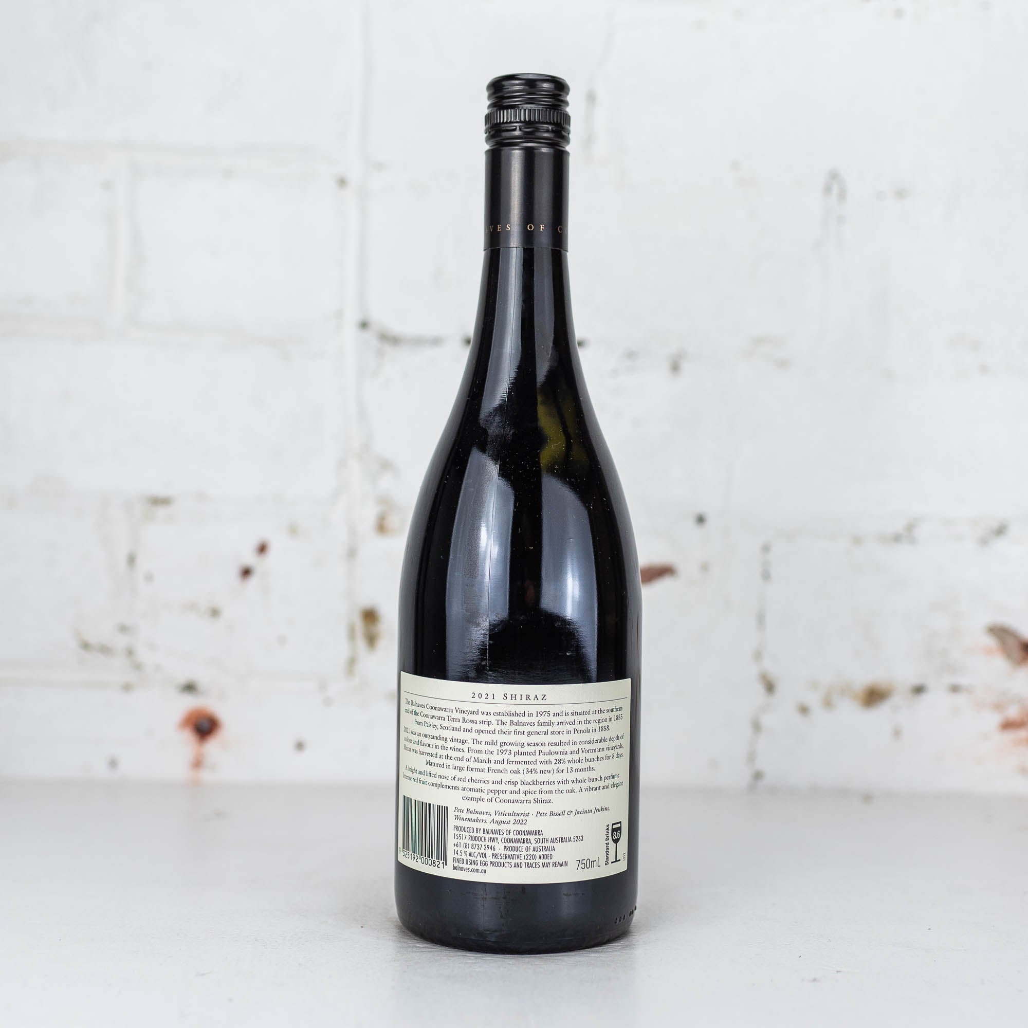 Balnaves - Shiraz 750ml
