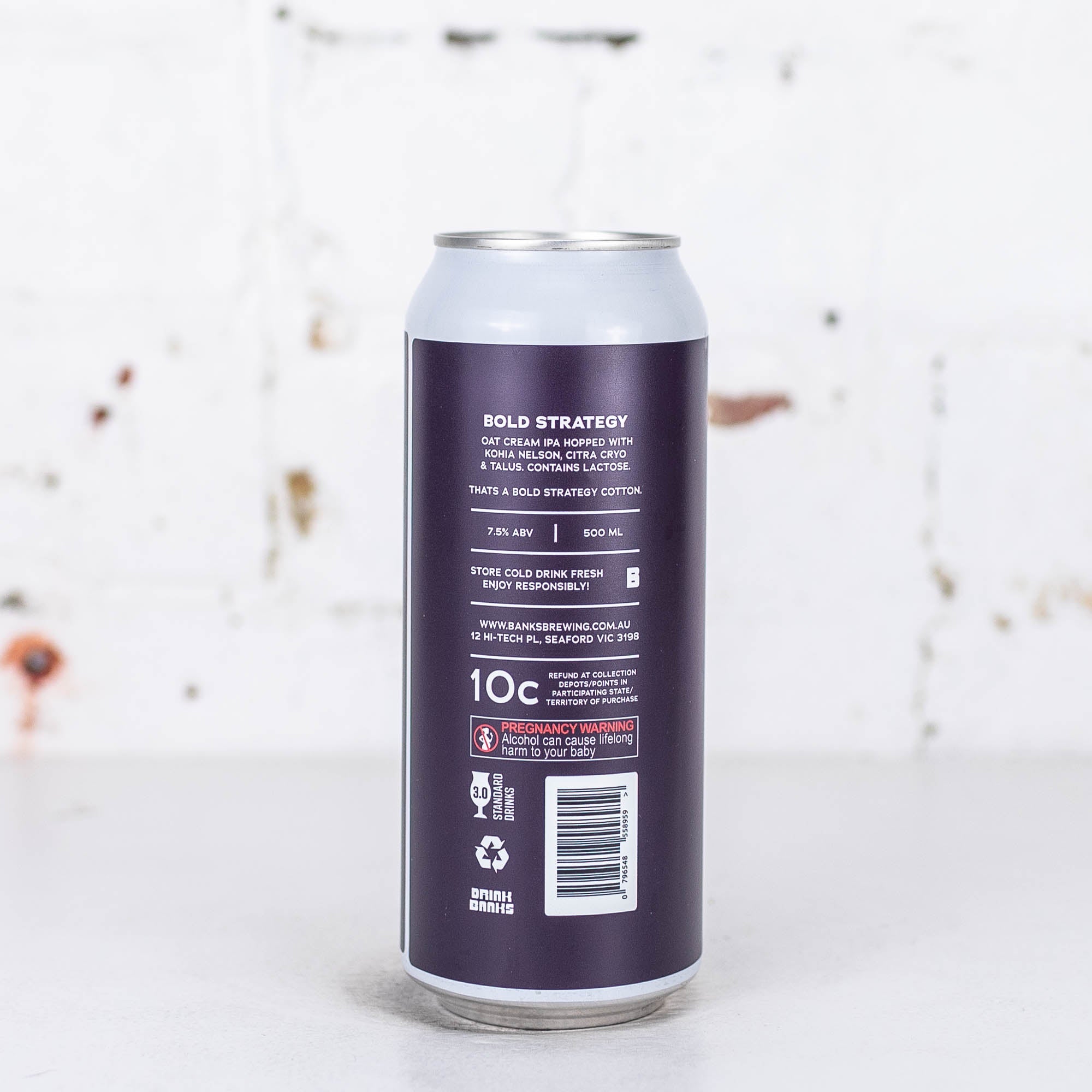 Banks - Bold Strategy Oat Cream IPA
