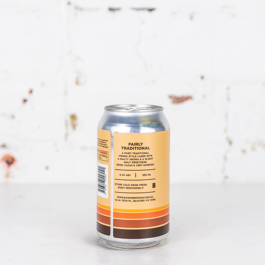 Banks - Fairly Traditional Vienna Lager