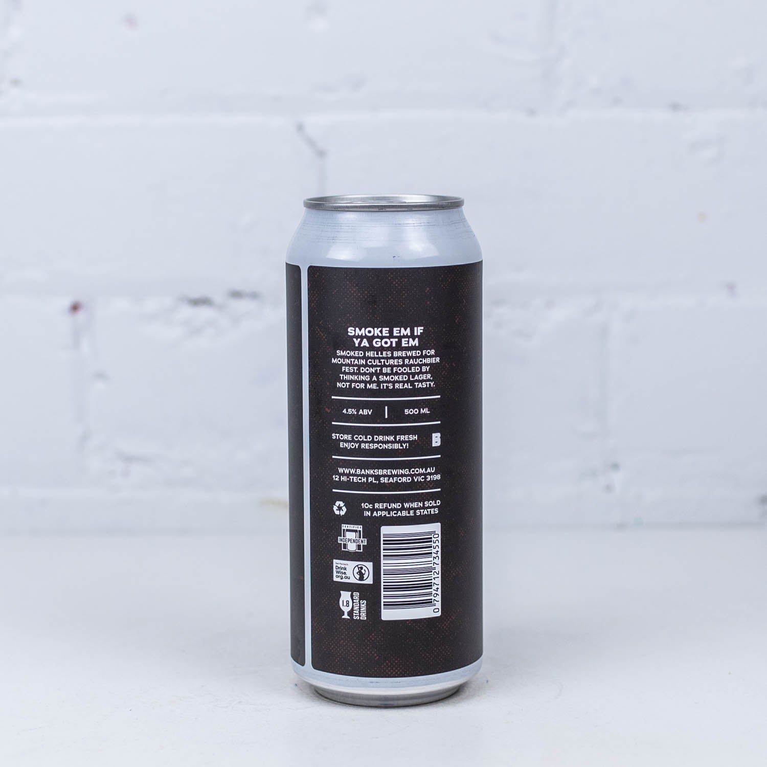 Banks - Smoke Em If Ya Got Em Smoked Helles Lager