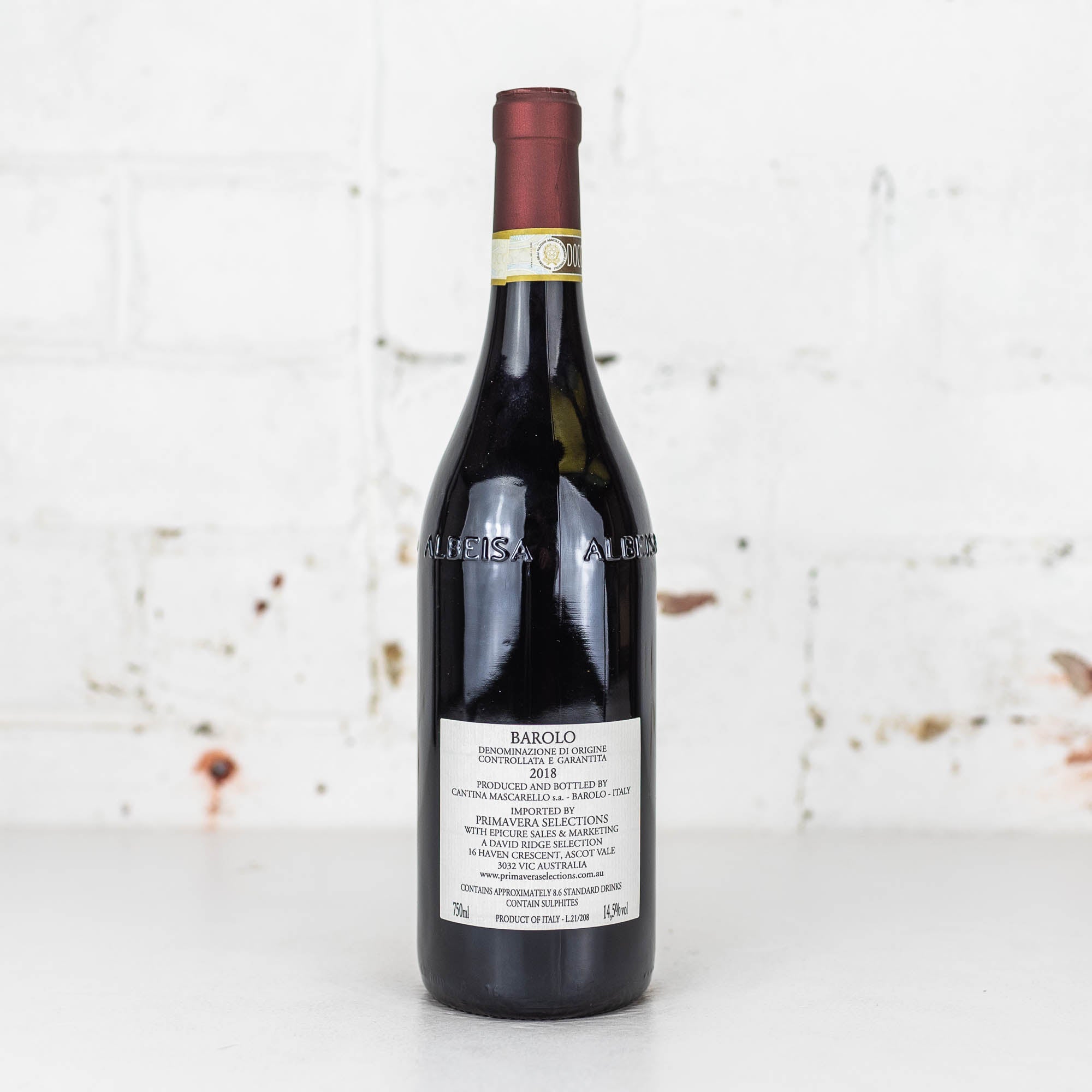 Bartolo Mascarello - Barolo 2018 750ml