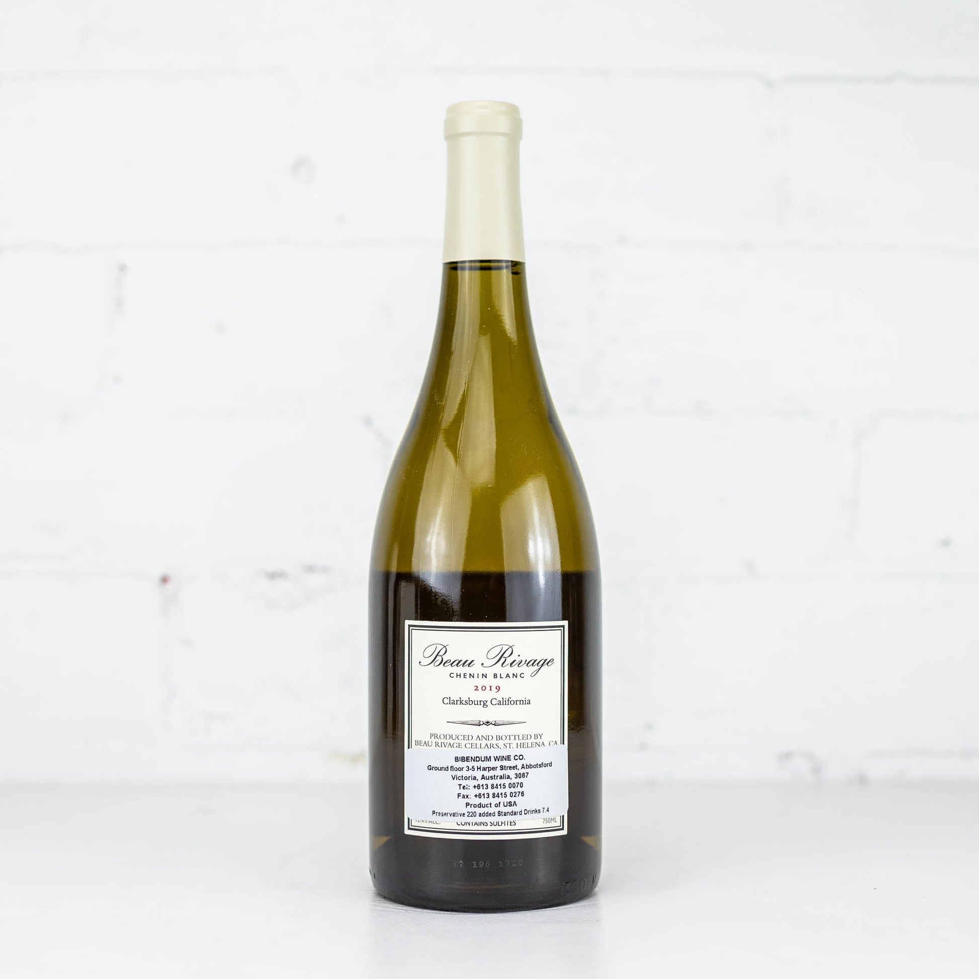 Beau Rivage - Chenin Blanc 2019 750ml