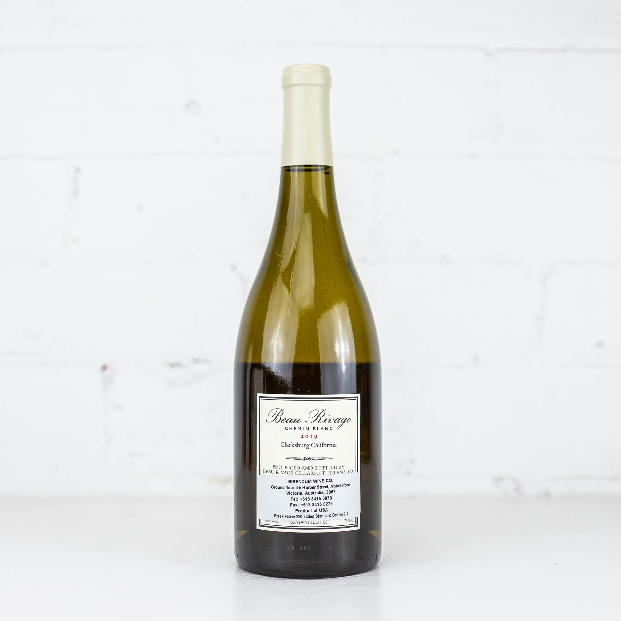 Beau Rivage - Chenin Blanc 2019 750ml