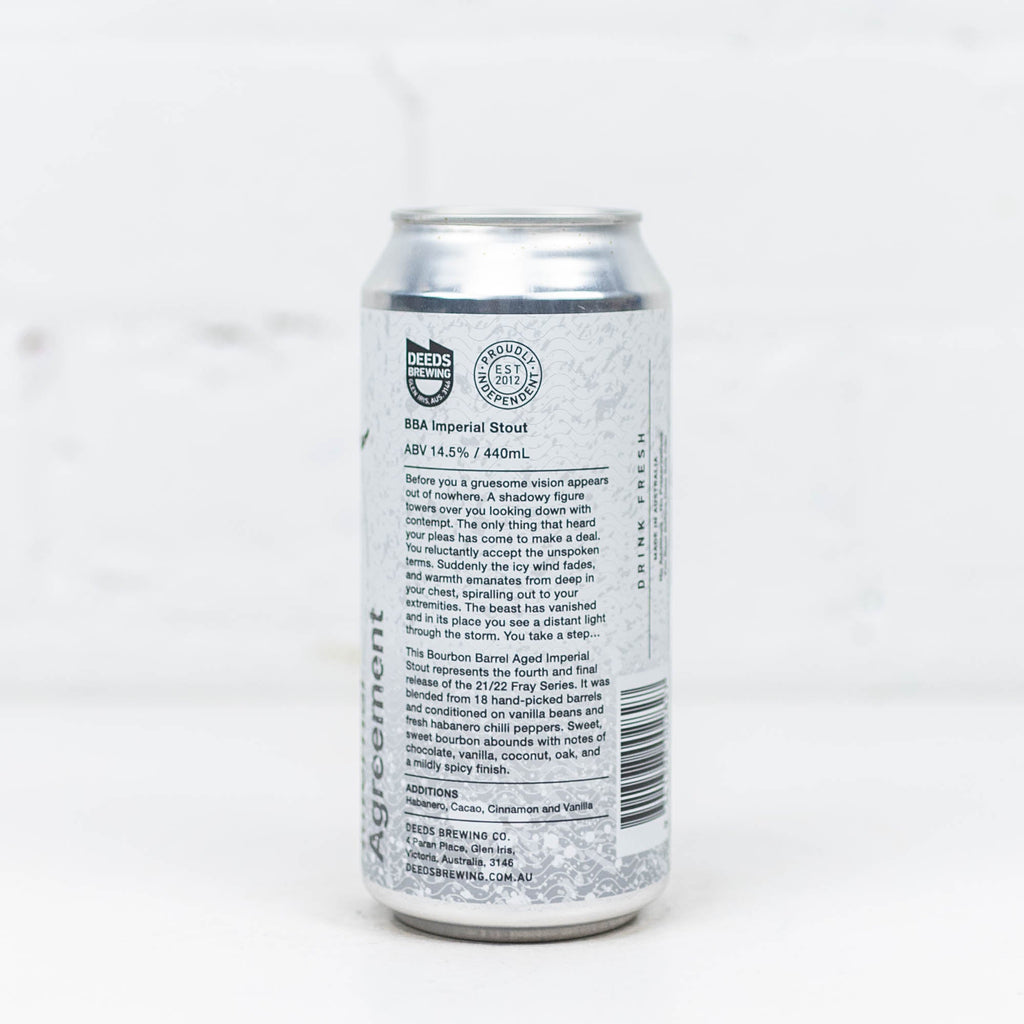 Deeds - Infernal Agreement BBA Imperial Stout