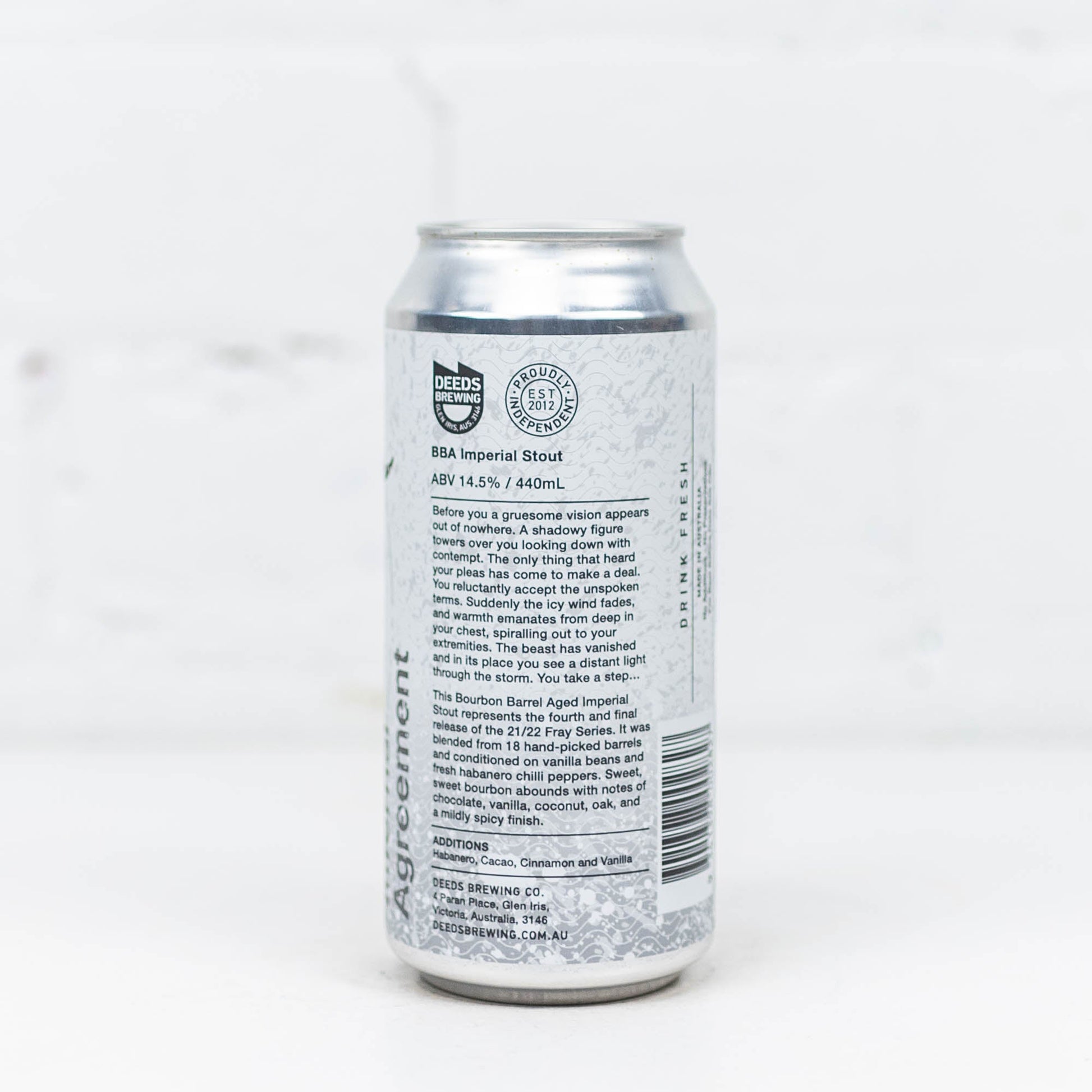 Deeds - Infernal Agreement BBA Imperial Stout