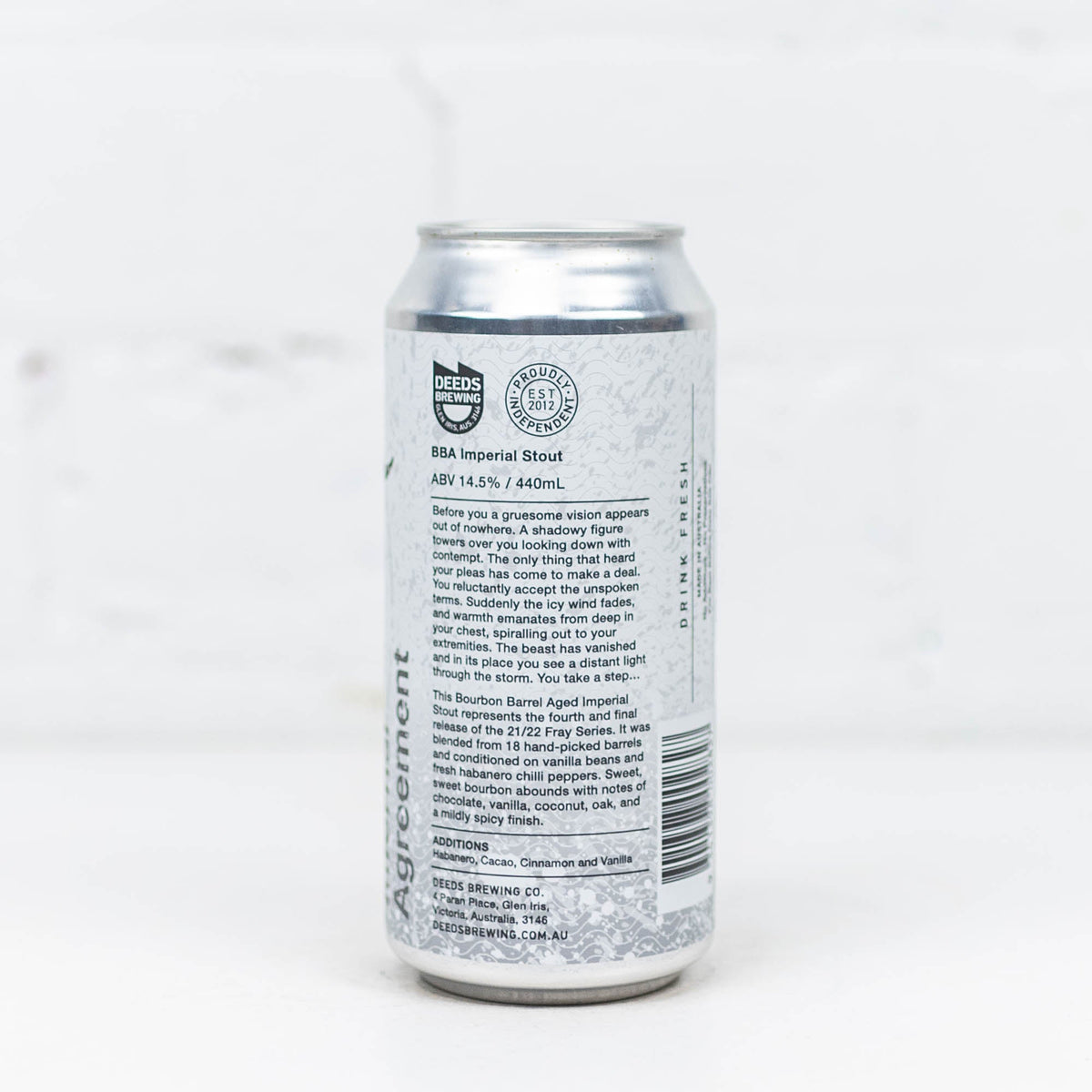 Deeds - Infernal Agreement BBA Imperial Stout