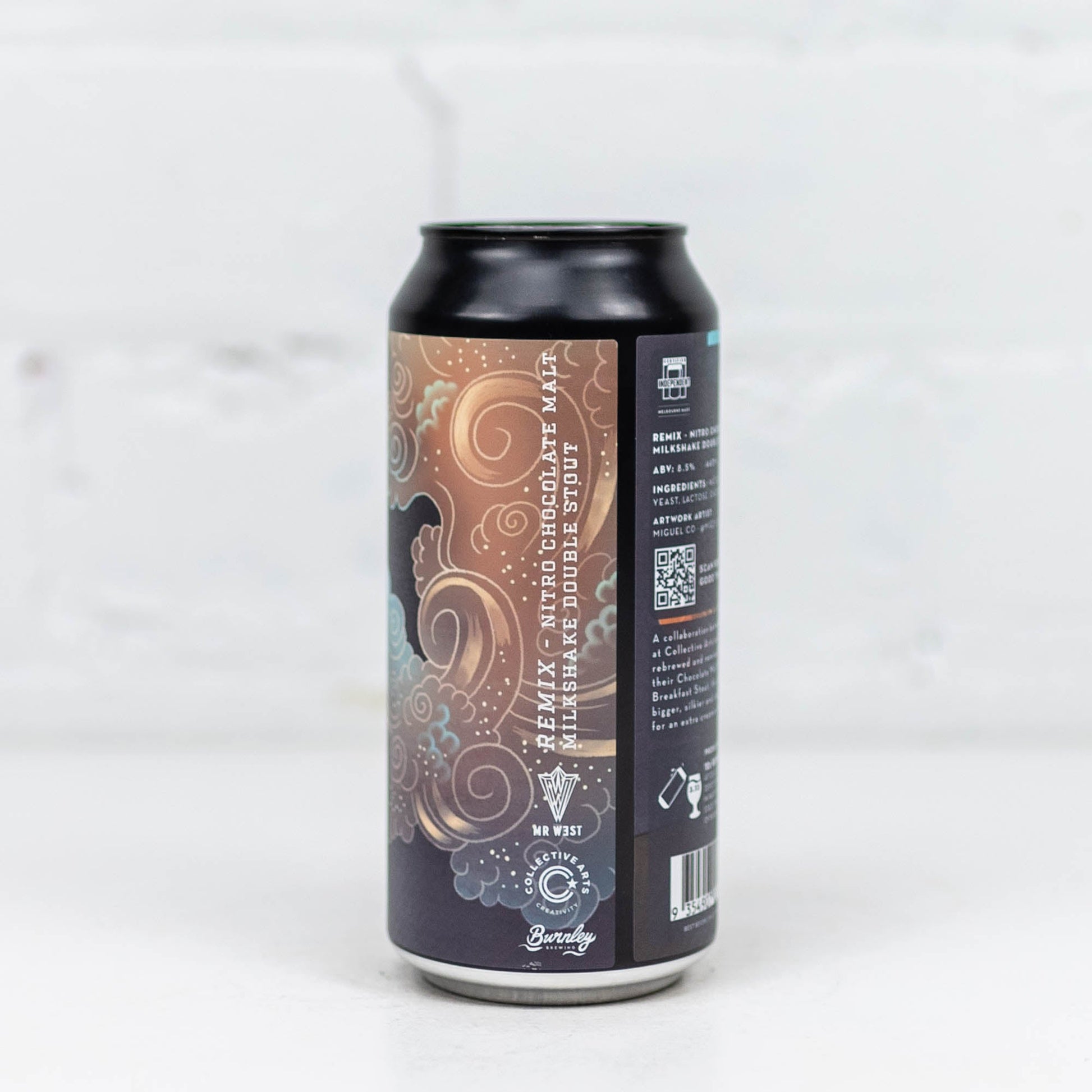 Burnley x Collective Arts x Mr West 'Remix' Nitro Chocolate Malt Milkshake Stout