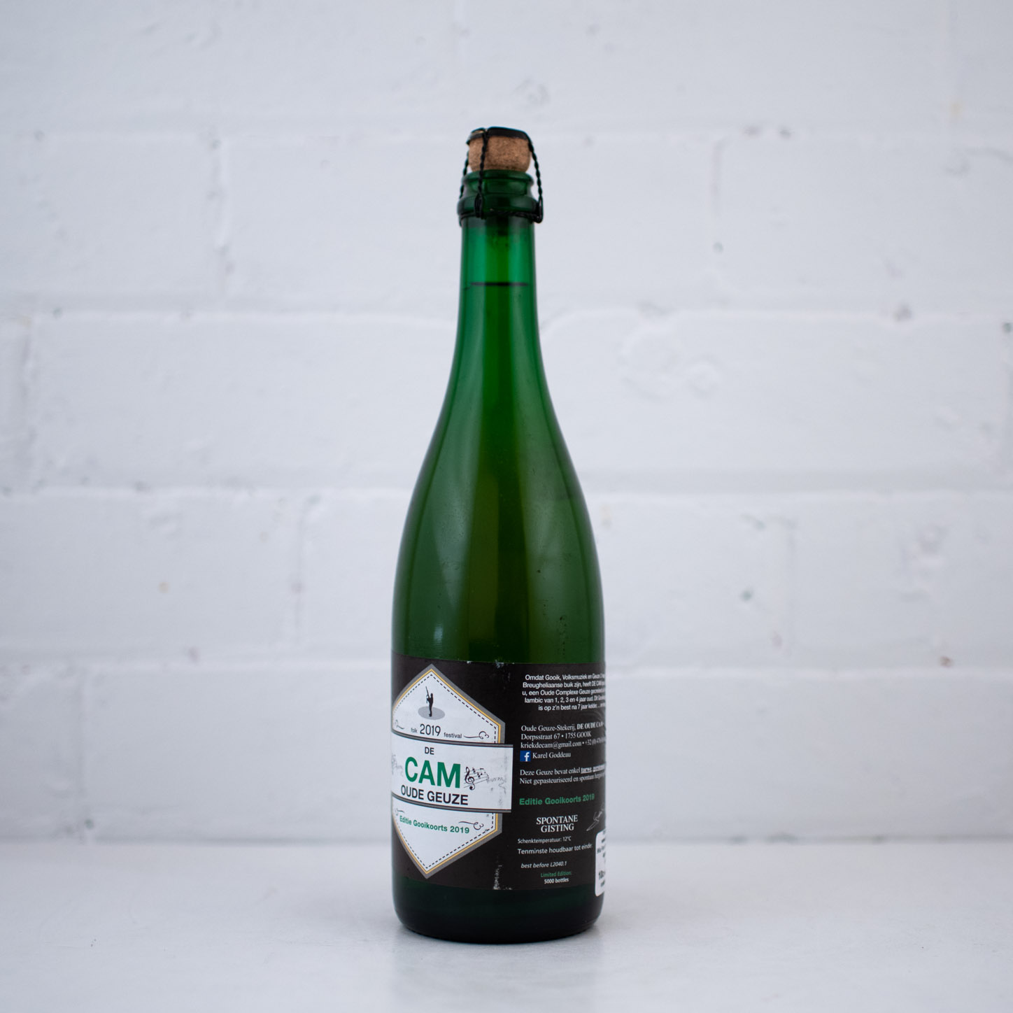 De Cam - Editie Gooikoorts Oude Gueuze 750ml