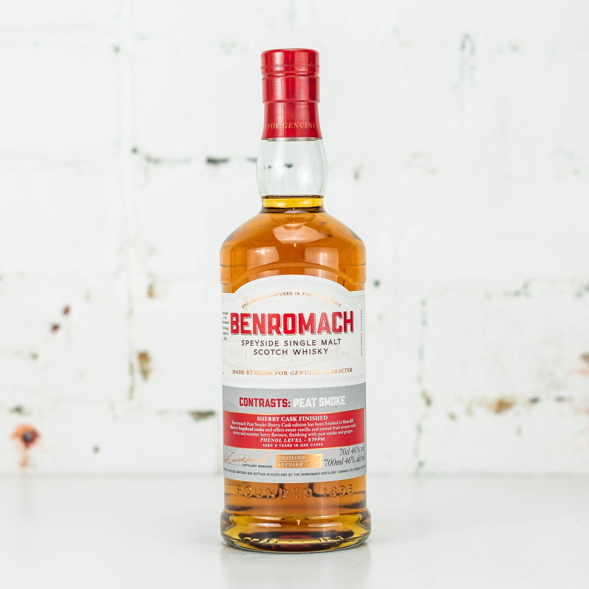 Benromach - Contrasts: Peat Smoke Sherry Cask 2014 700ml