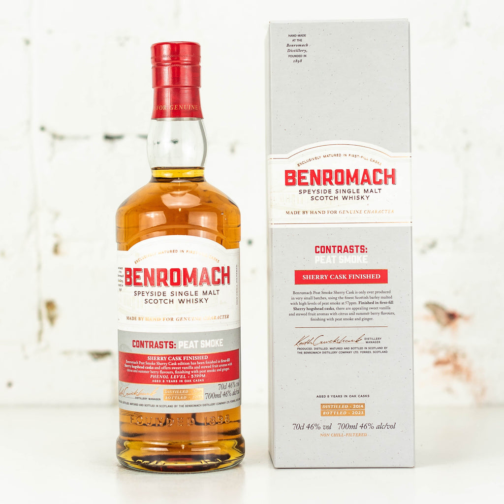 Benromach - Contrasts: Peat Smoke Sherry Cask 2014 700ml