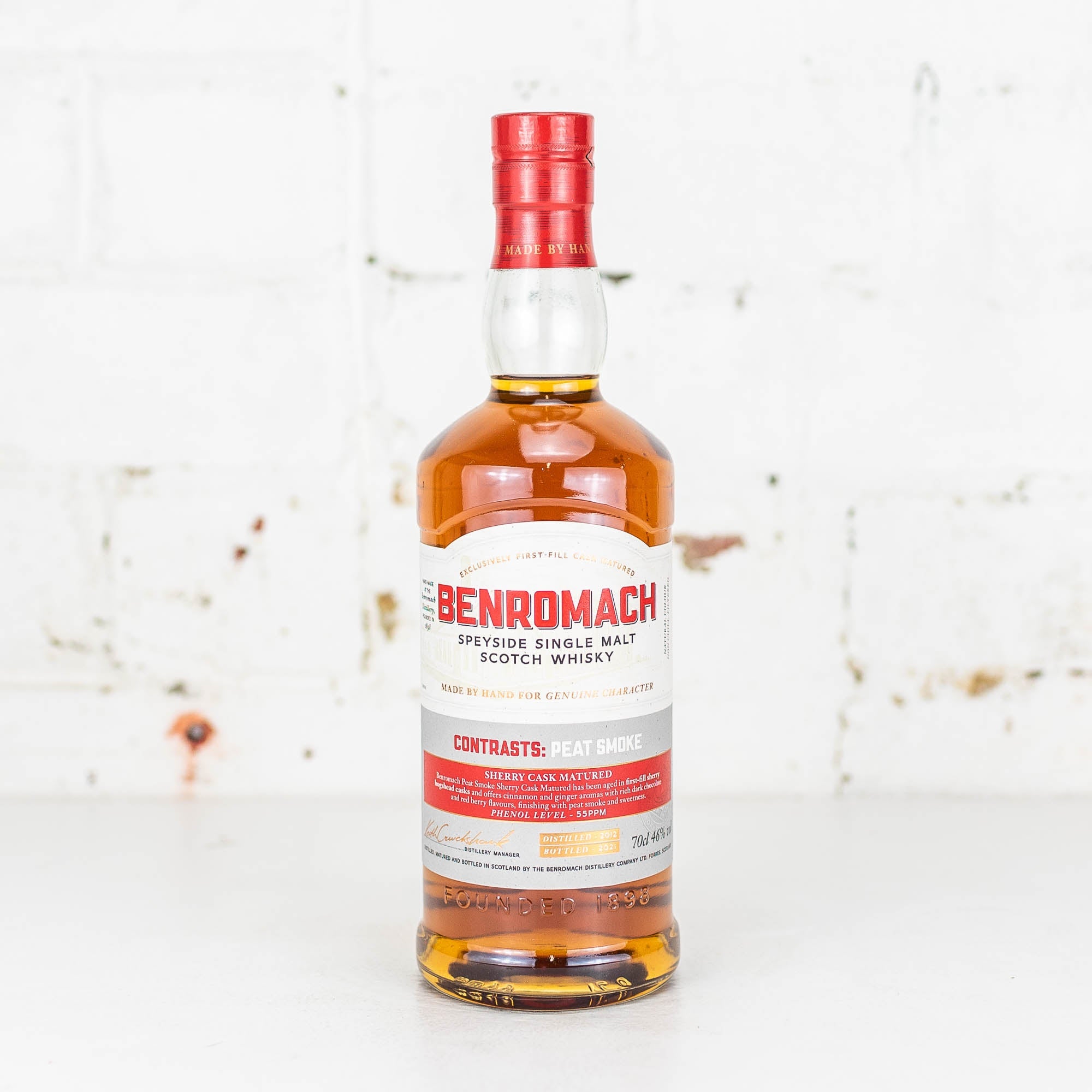 Benromach - Contrasts Peat Smoke Sherry Cask 2012 46% 700ml