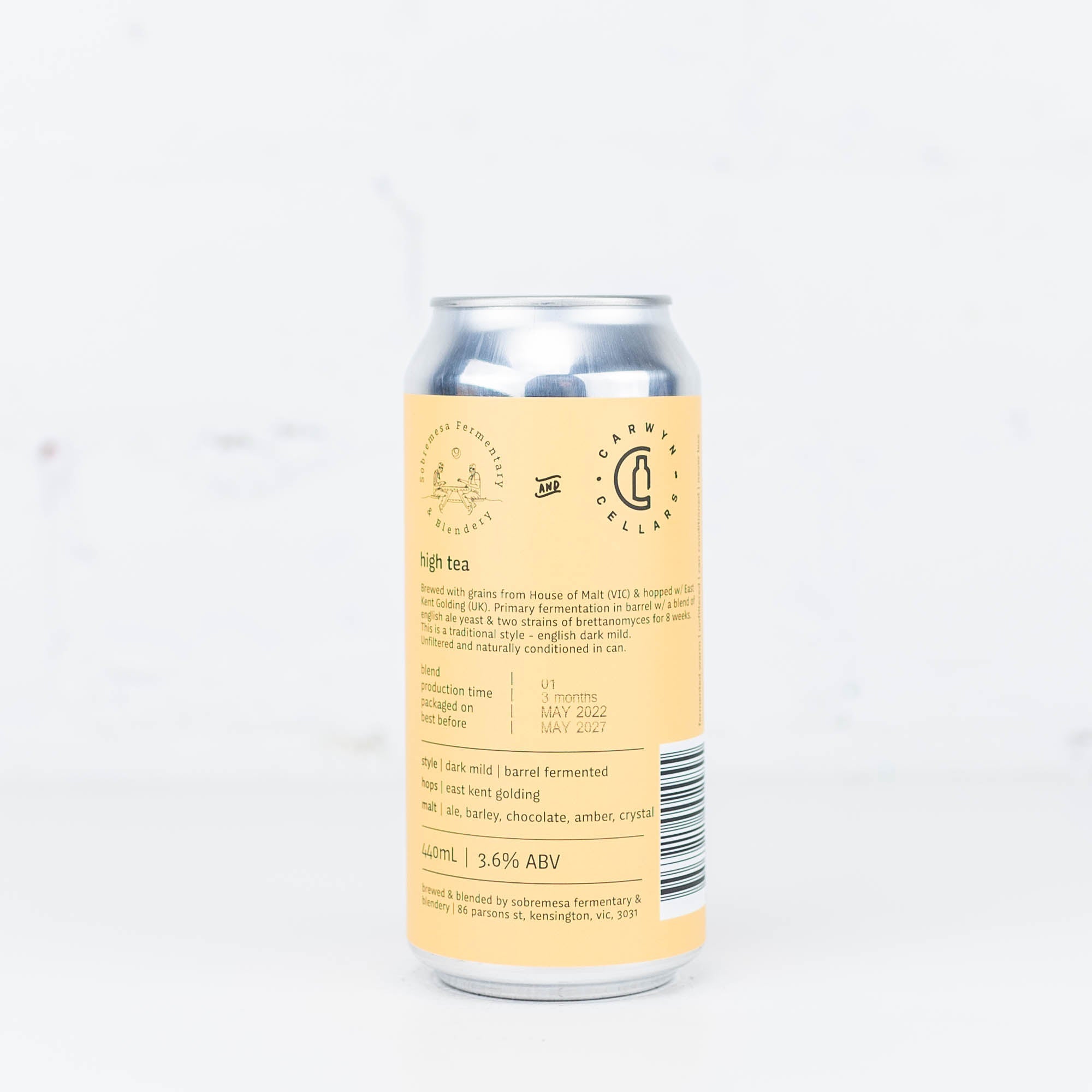 Sobremesa - High Tea Barrel Fermented Dark Mild