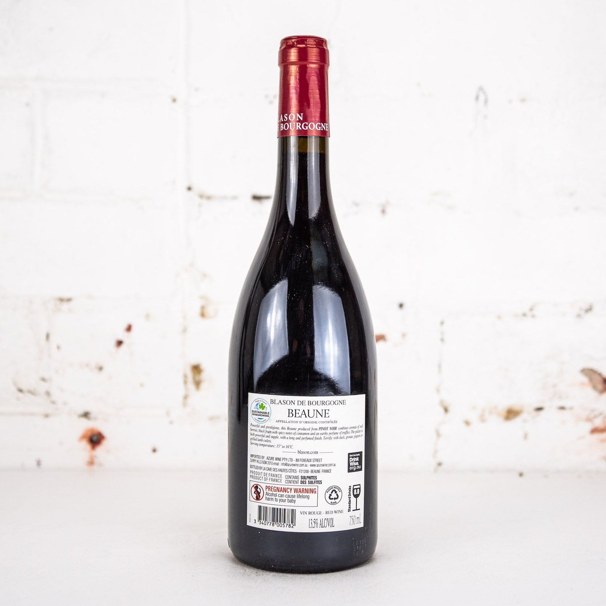 Blason de Bourgogne - Beaune Pinot Noir 750ml