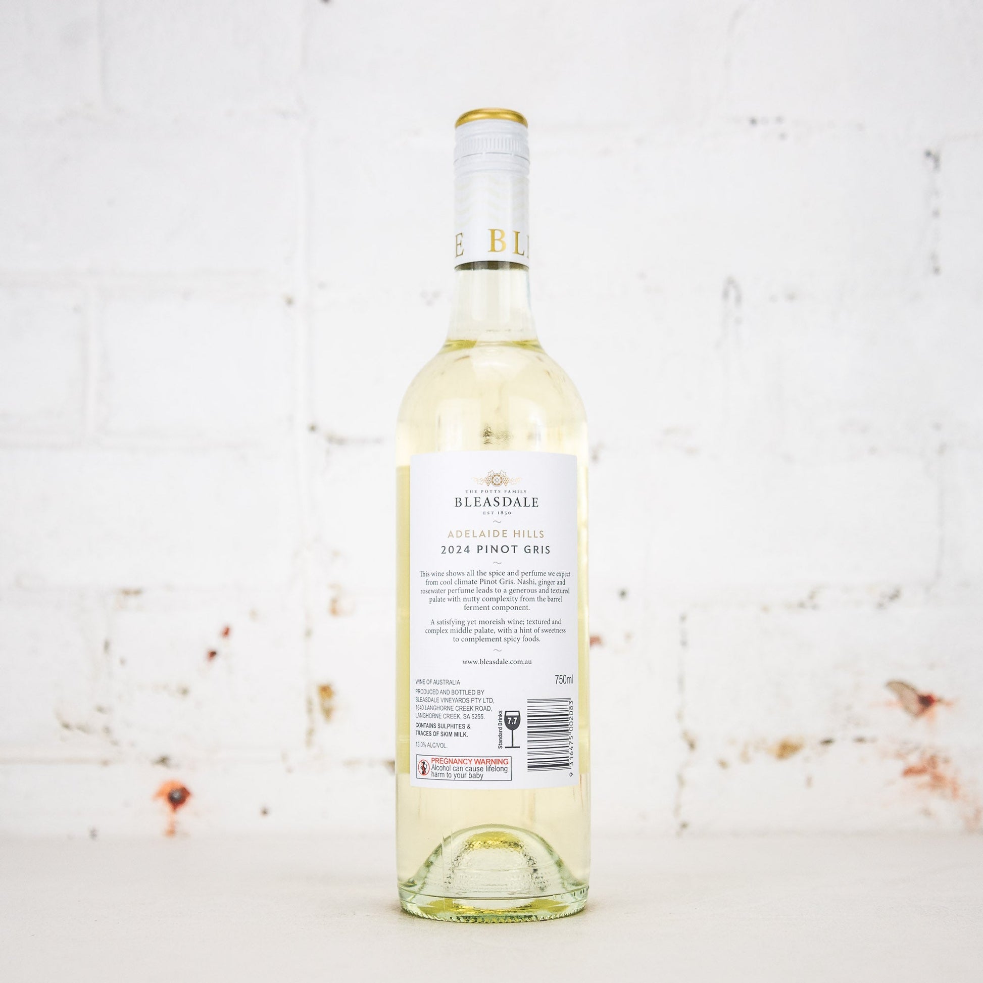 Bleasdale - Pinot Gris 750ml