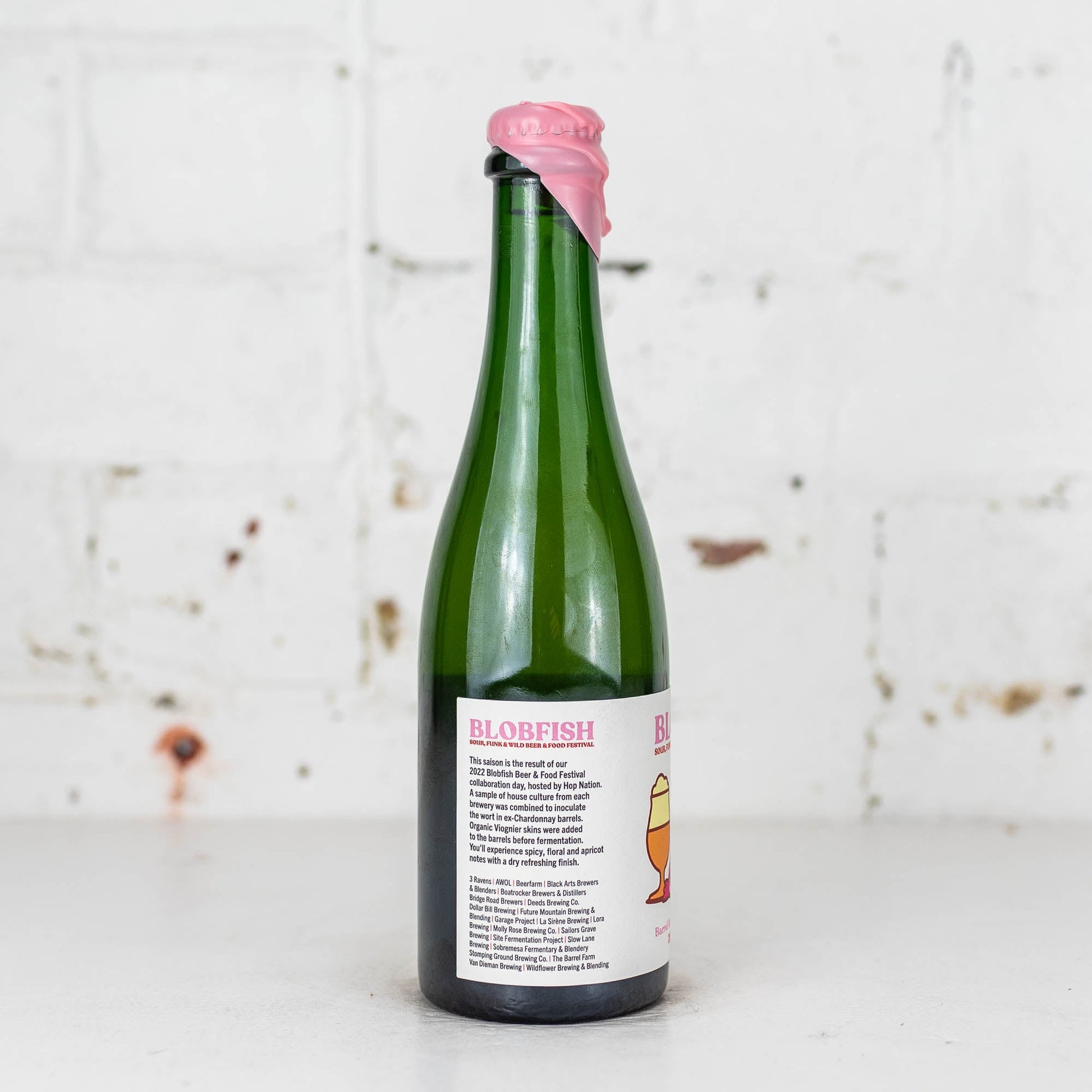 Hop Nation x Blobfish '2022 Collaboration' BA Mixed Culture Saison 375ml