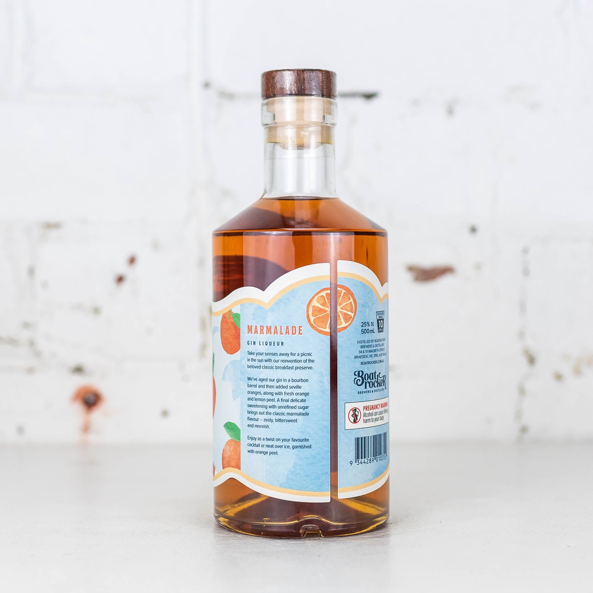 Boatrocker - Marmalade Gin Liqueur 500ml