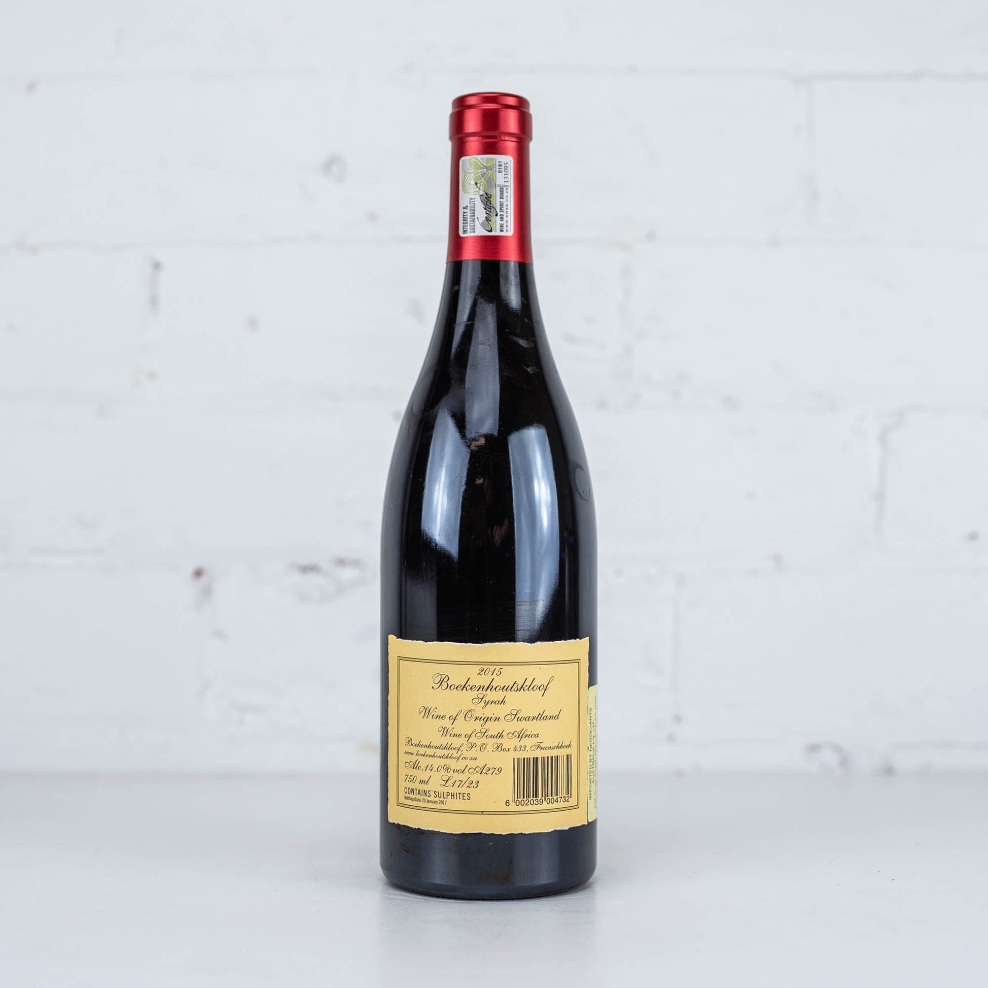 Boekenhoutskloof - Syrah 2015 750ml