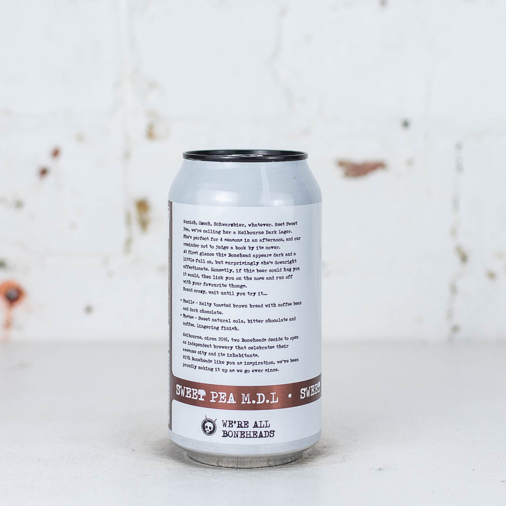 Bonehead - Sweet Pea Melbourne Dark Lager