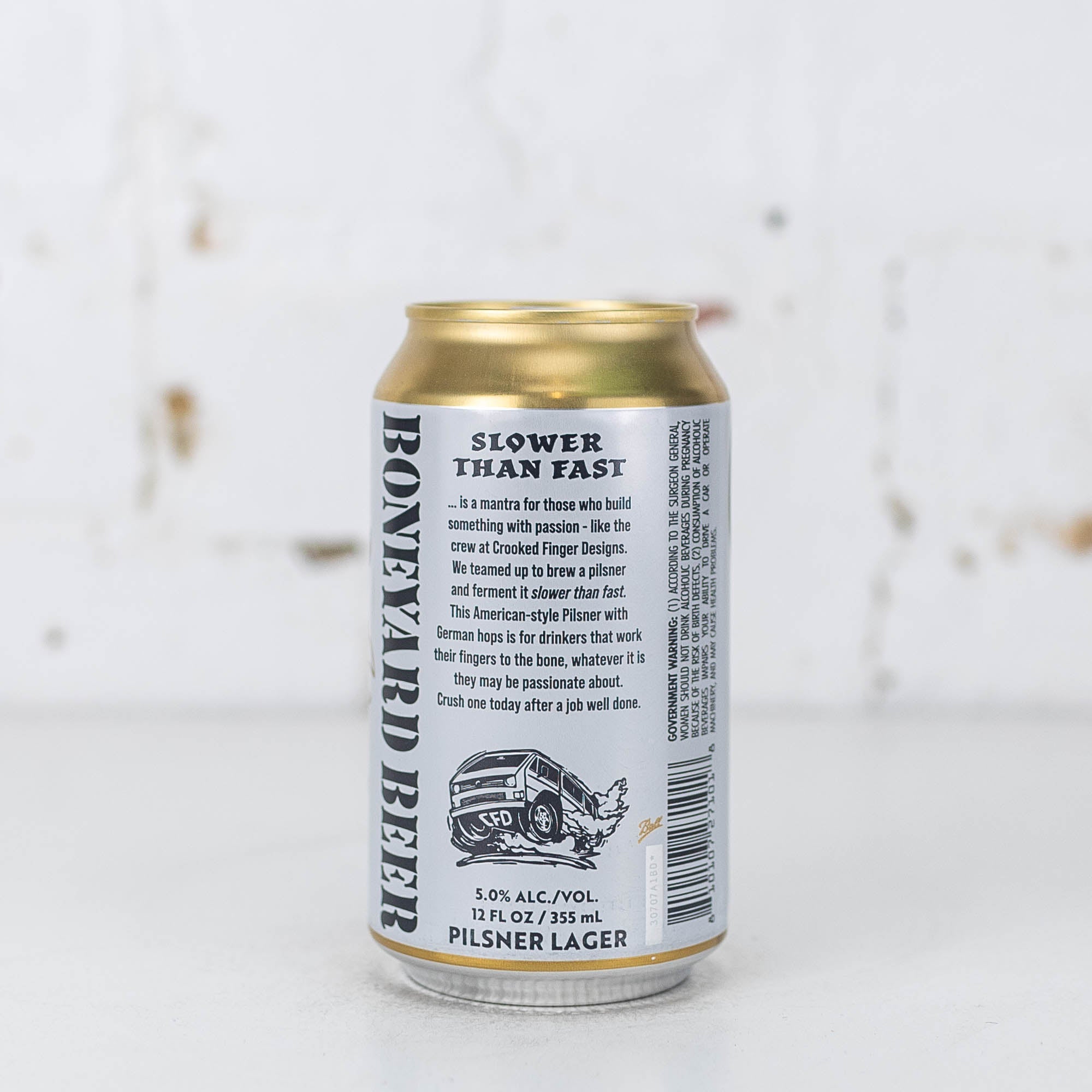 Boneyard x Crooked Finger Designs 'Crooked Pilsner'