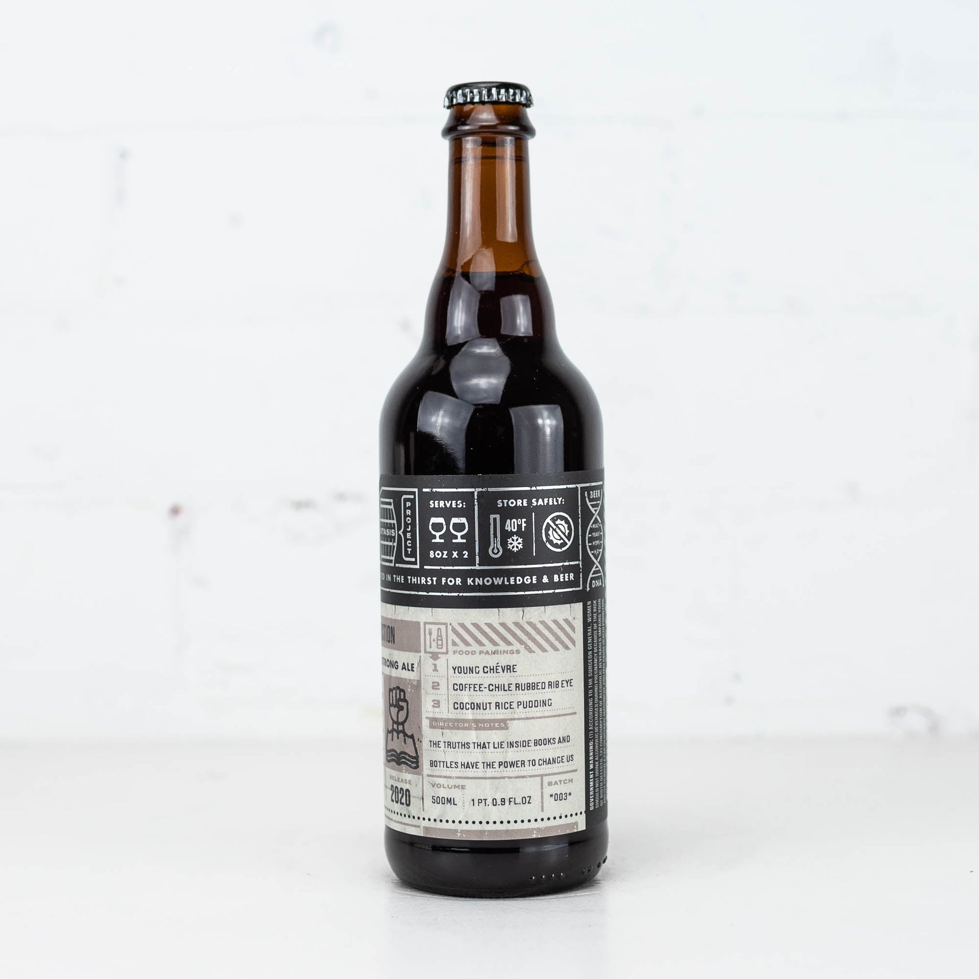 Bottle Logic - Stronger Than Fiction 2020 BA American Strong Ale 500ml