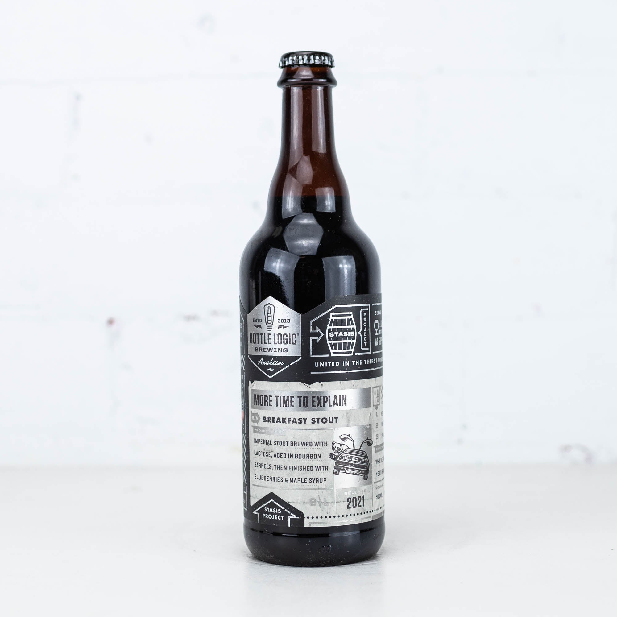 Bottle Logic - More Time To Explain BA Breakfast Stout 500ml
