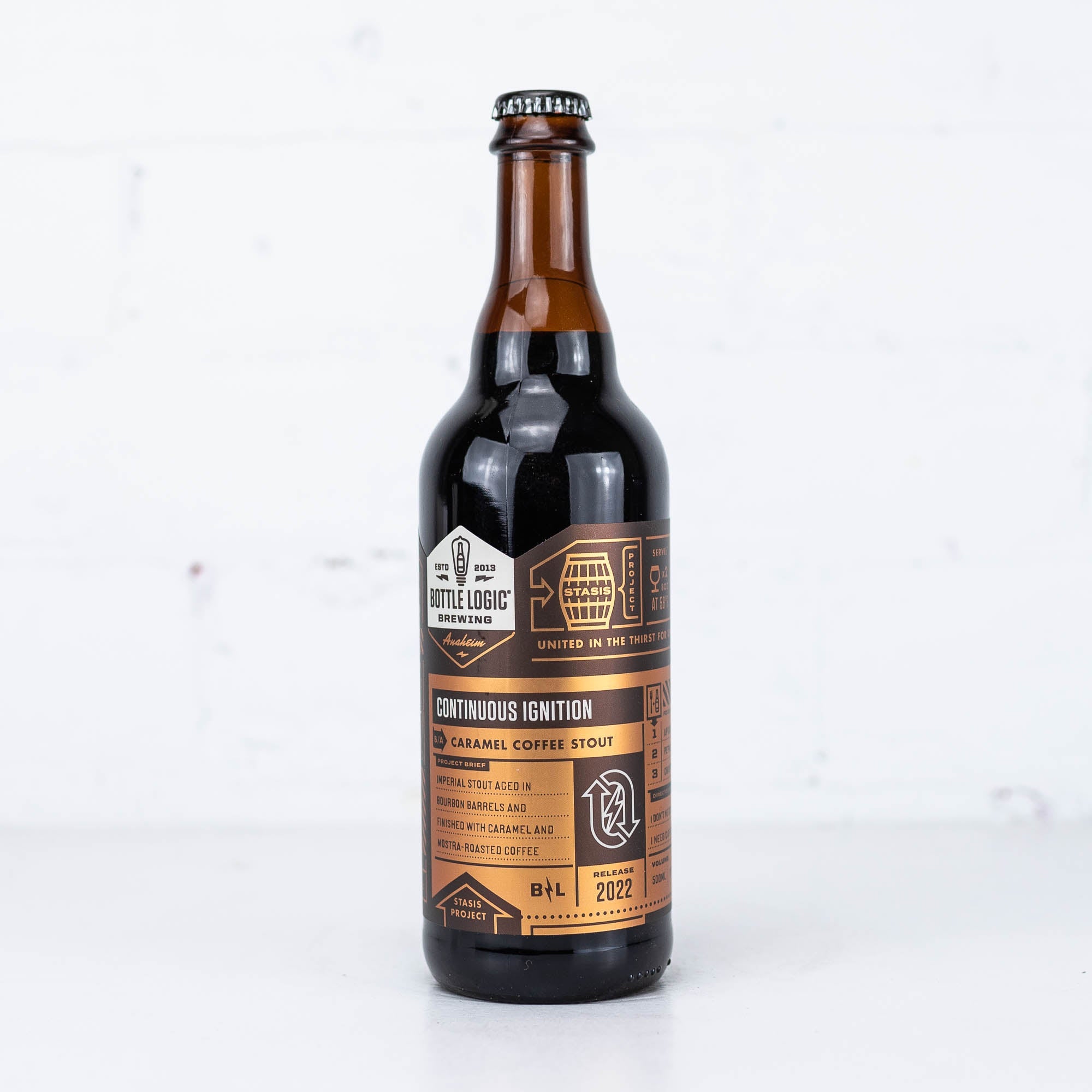 Bottle Logic - Continuous Ignition Coffee Caramel Rye Imperial Stout 2022 500ml