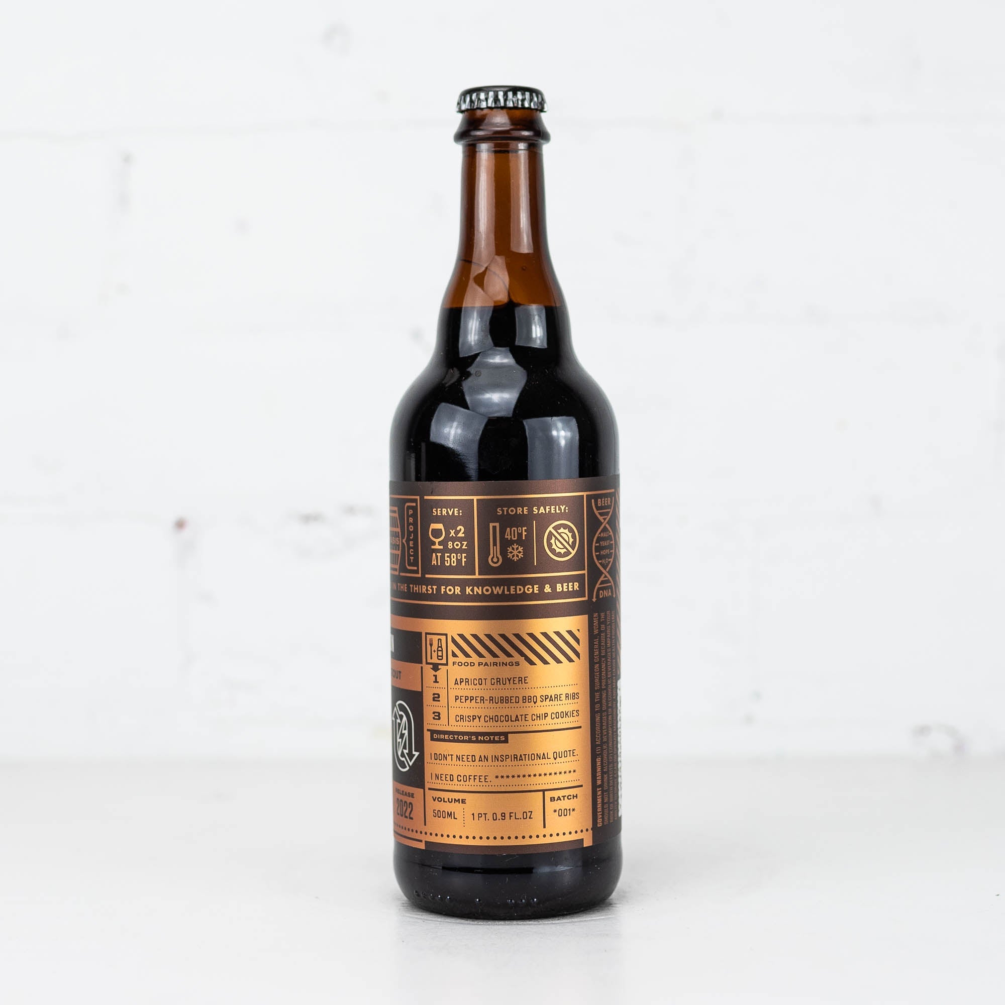 Bottle Logic - Continuous Ignition Coffee Caramel Rye Imperial Stout 2022 500ml