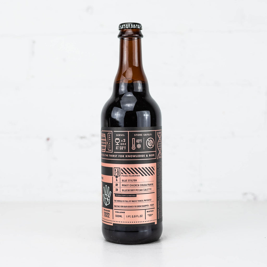 Bottle Logic - Flesh to Stone Peach Brandy BA Barleywine 2022 500ml