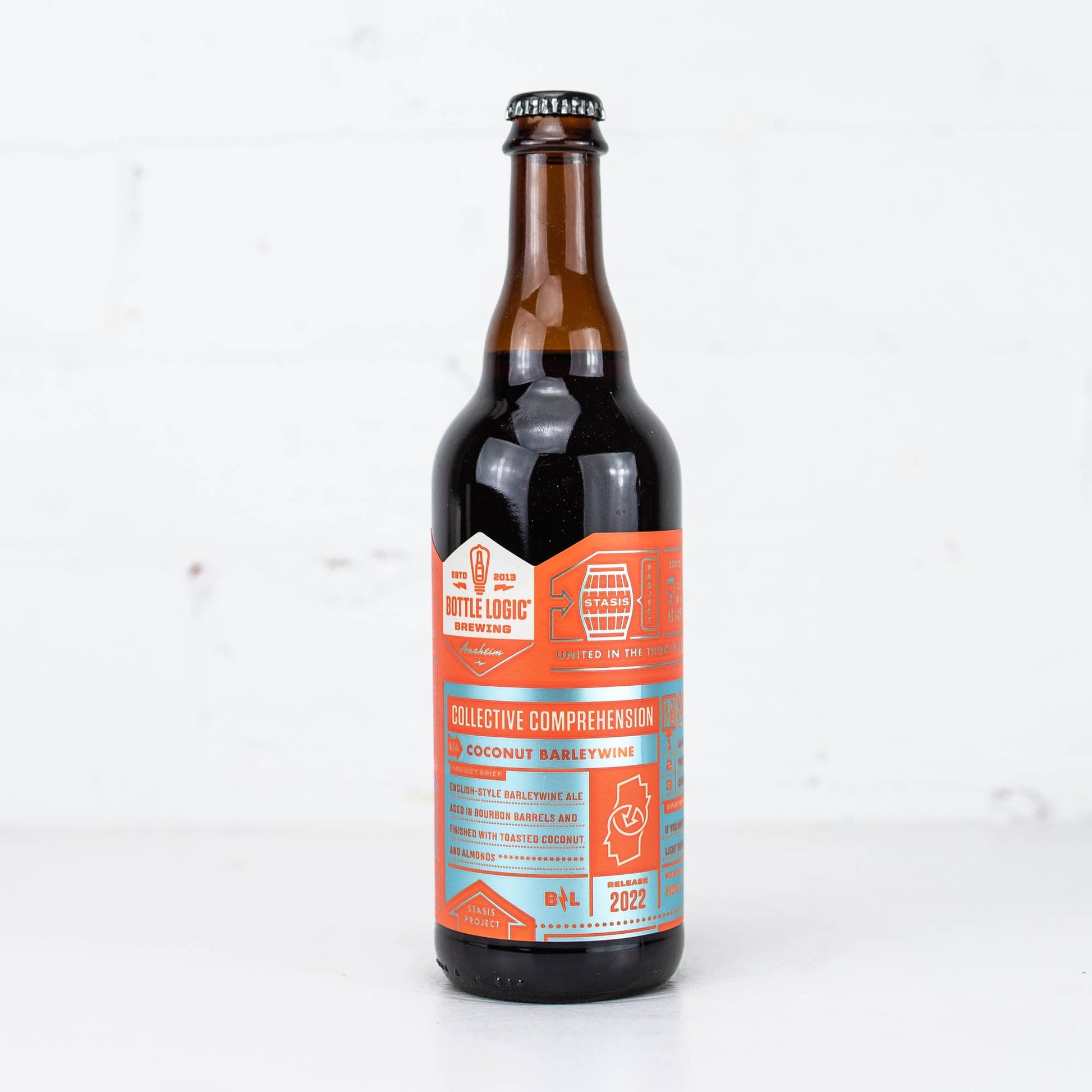 Bottle Logic - Collective Comprehension BA Coconut & Almond Barleywine 2022 Bottle 500ml