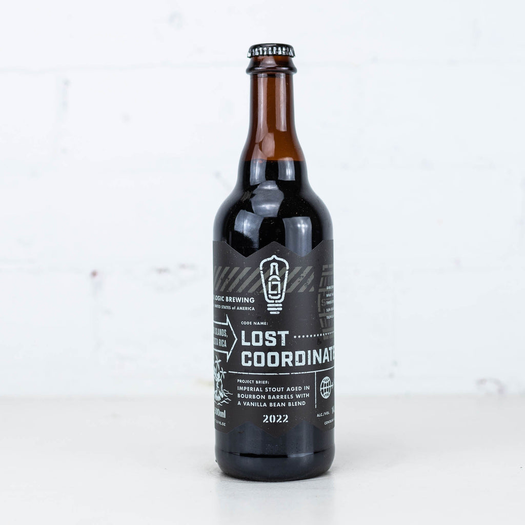 Bottle Logic - Lost Coordinates BA Vanilla Imperial Stout 2022 Bottle 500ml