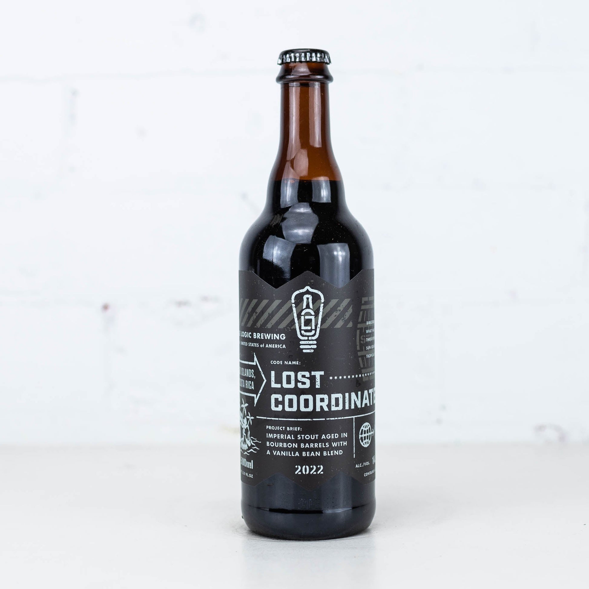 Bottle Logic - Lost Coordinates BA Vanilla Imperial Stout 2022 Bottle 500ml