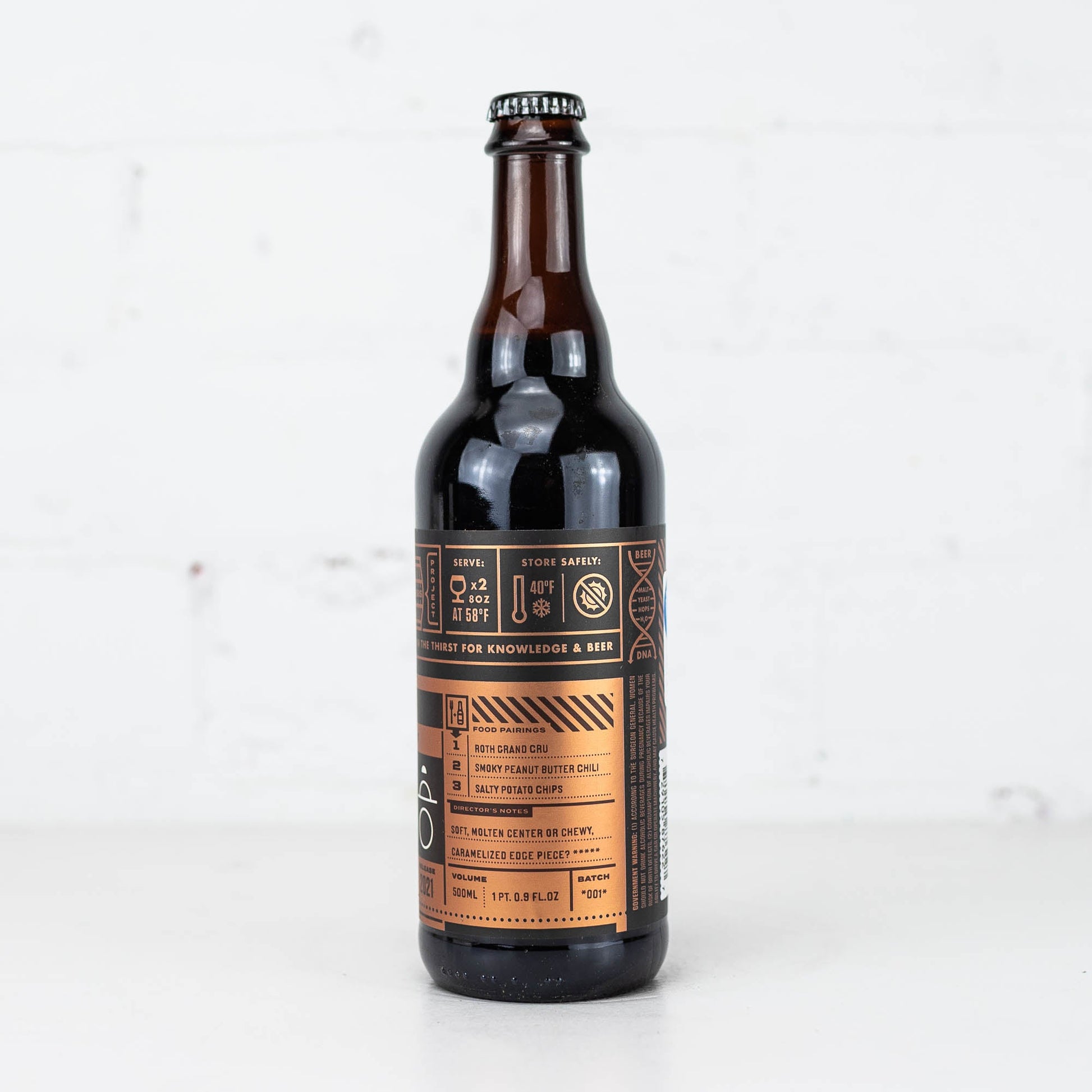 Bottle Logic - Crust to Core BA Peanut Butter Brownie Stout 500ml