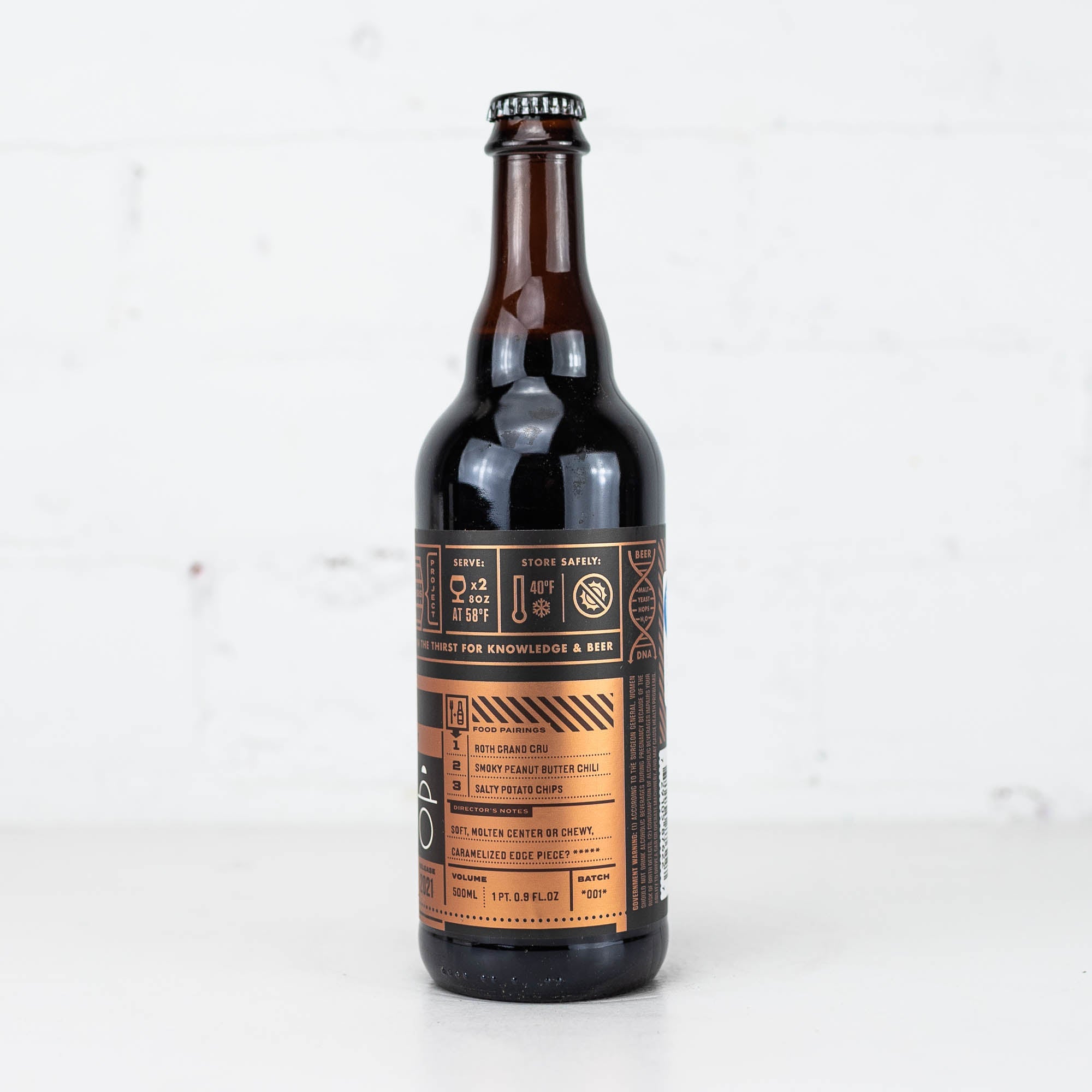 Bottle Logic - Crust to Core BA Peanut Butter Brownie Stout 500ml