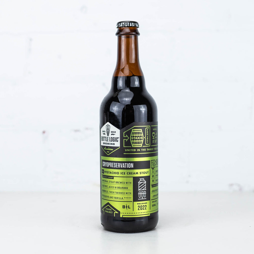 Bottle Logic - Cryopreservation BA Pistachio Ice Cream Imperial Stout 2022 Bottle 500ml