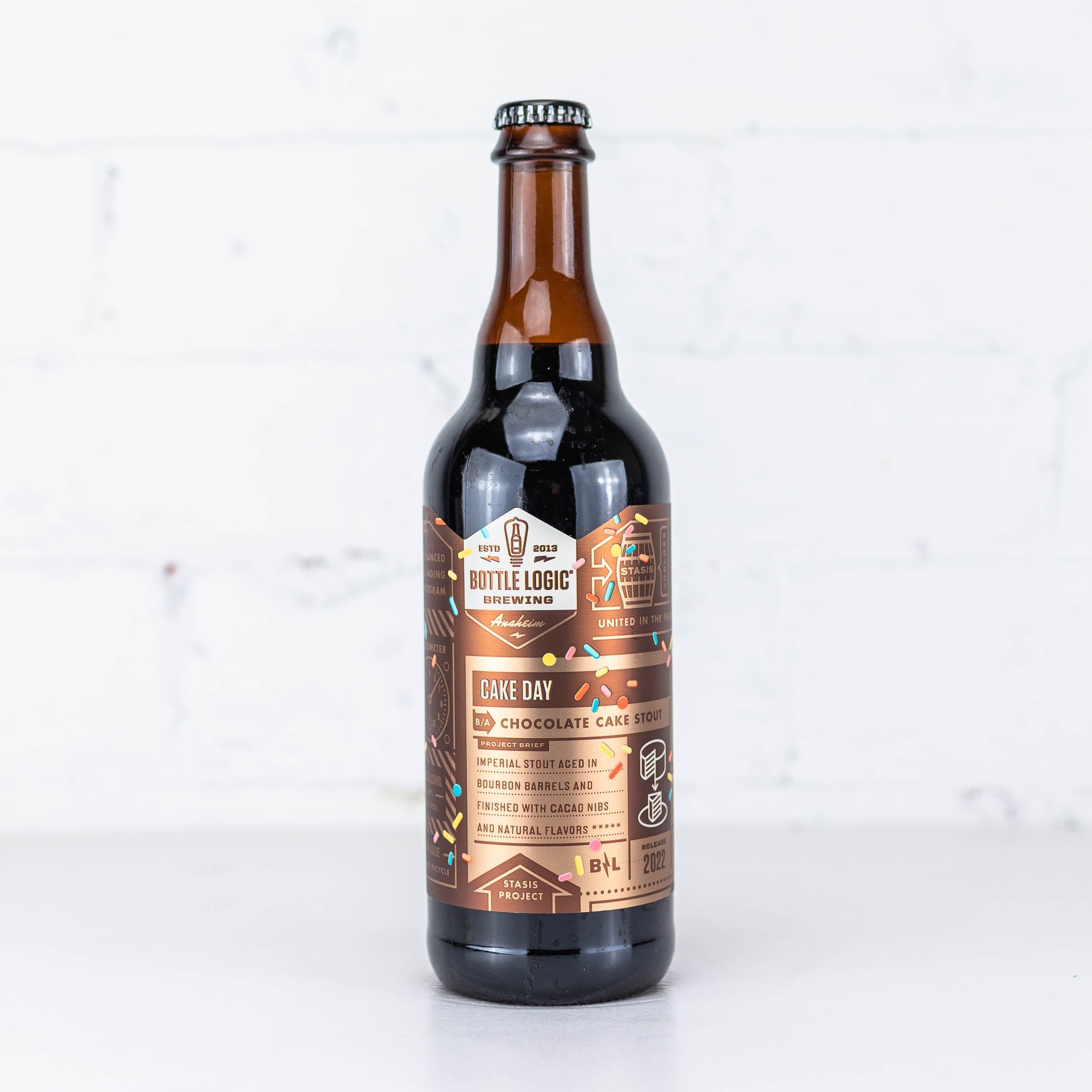 Bottle Logic - Cake Day Imperial Choc Cake Stout 2022 500ml