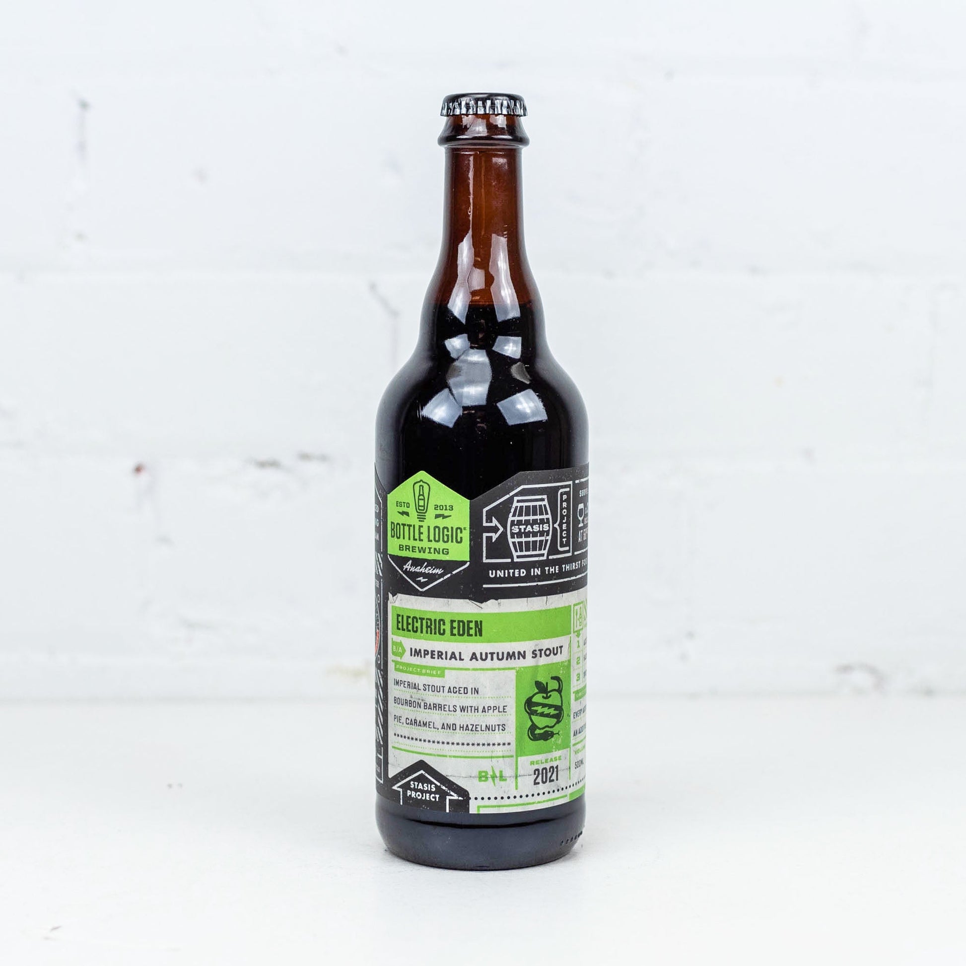 Bottle Logic - Electric Eden BA Imperial Autumn Stout 2021 500ml