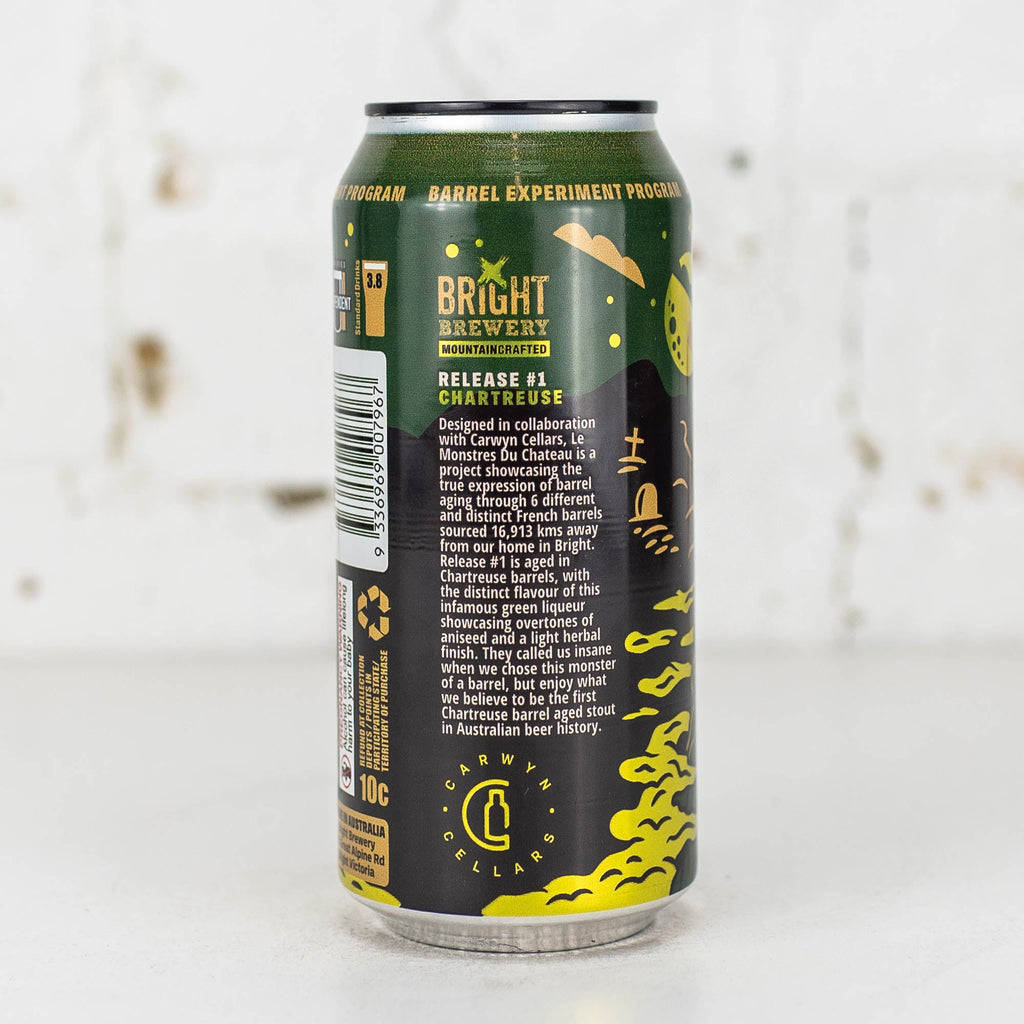 Bright x Carwyn Cellars 'Le Monstres du Chateau #1' Chartreuse Barrel Aged Imperial Stout