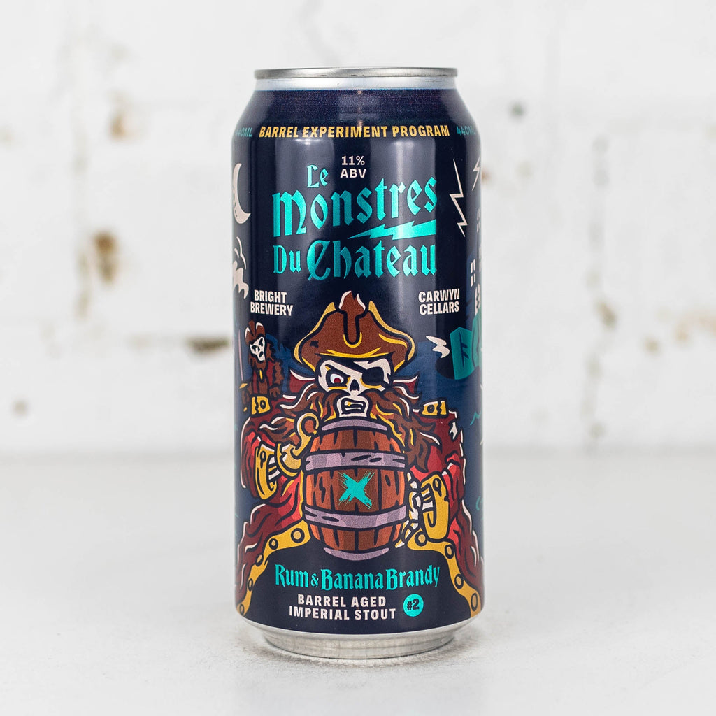 Bright x Carwyn Cellars 'Le Monstres du Chateau #2' Rum & Banana Brandy Barrel Aged Imperial Stout