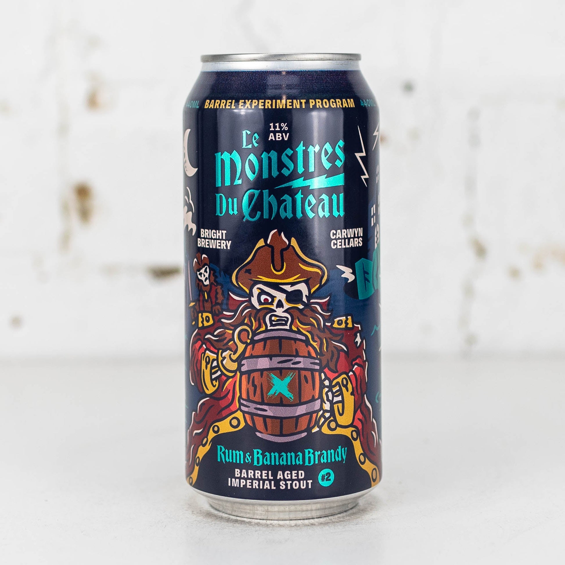 Bright x Carwyn Cellars 'Le Monstres du Chateau #2' Rum & Banana Brandy Barrel Aged Imperial Stout