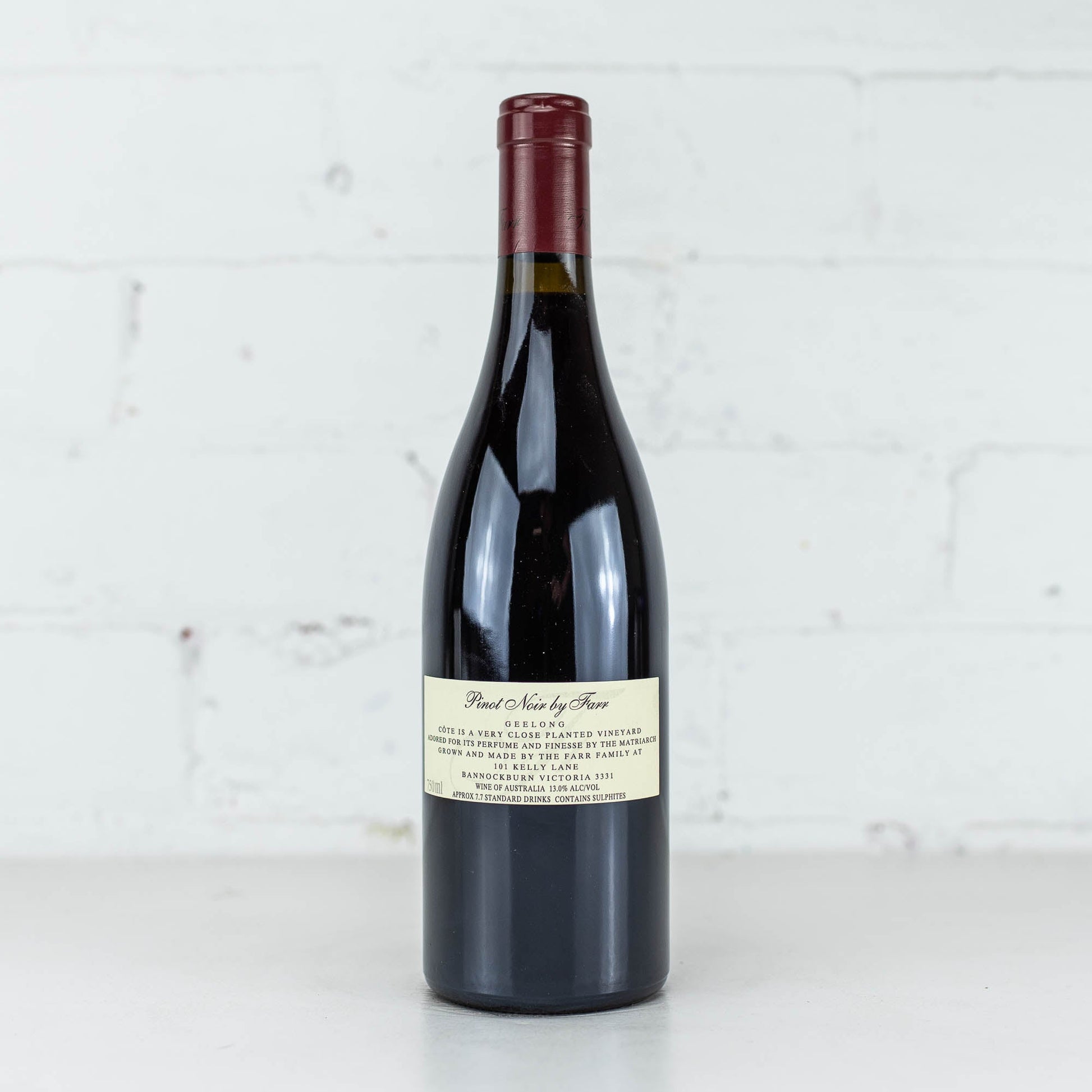 By Farr - RP Cote Vineyard Pinot Noir 2018 750ML
