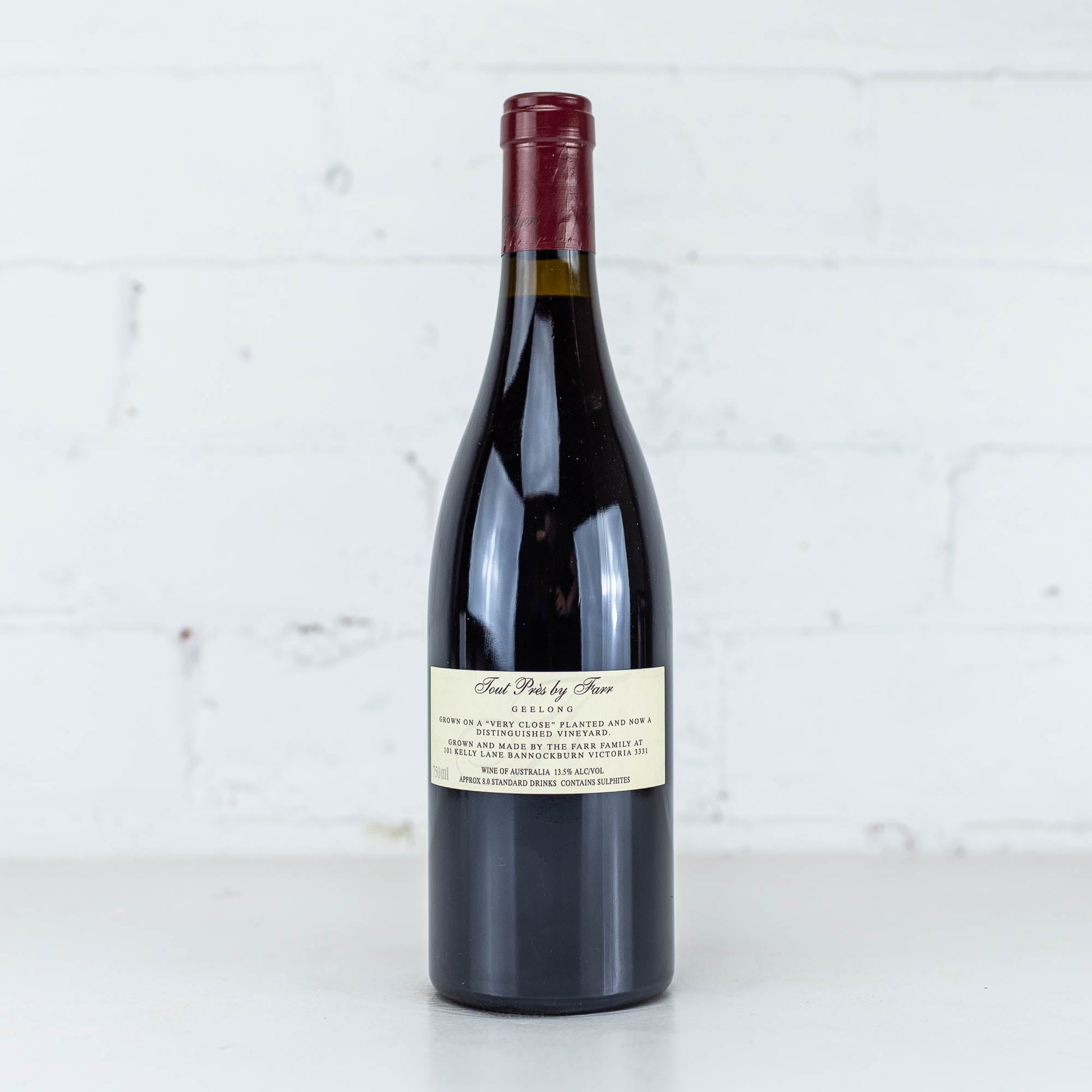 By Farr - Tout Pres Pinot Noir 2016 750ML