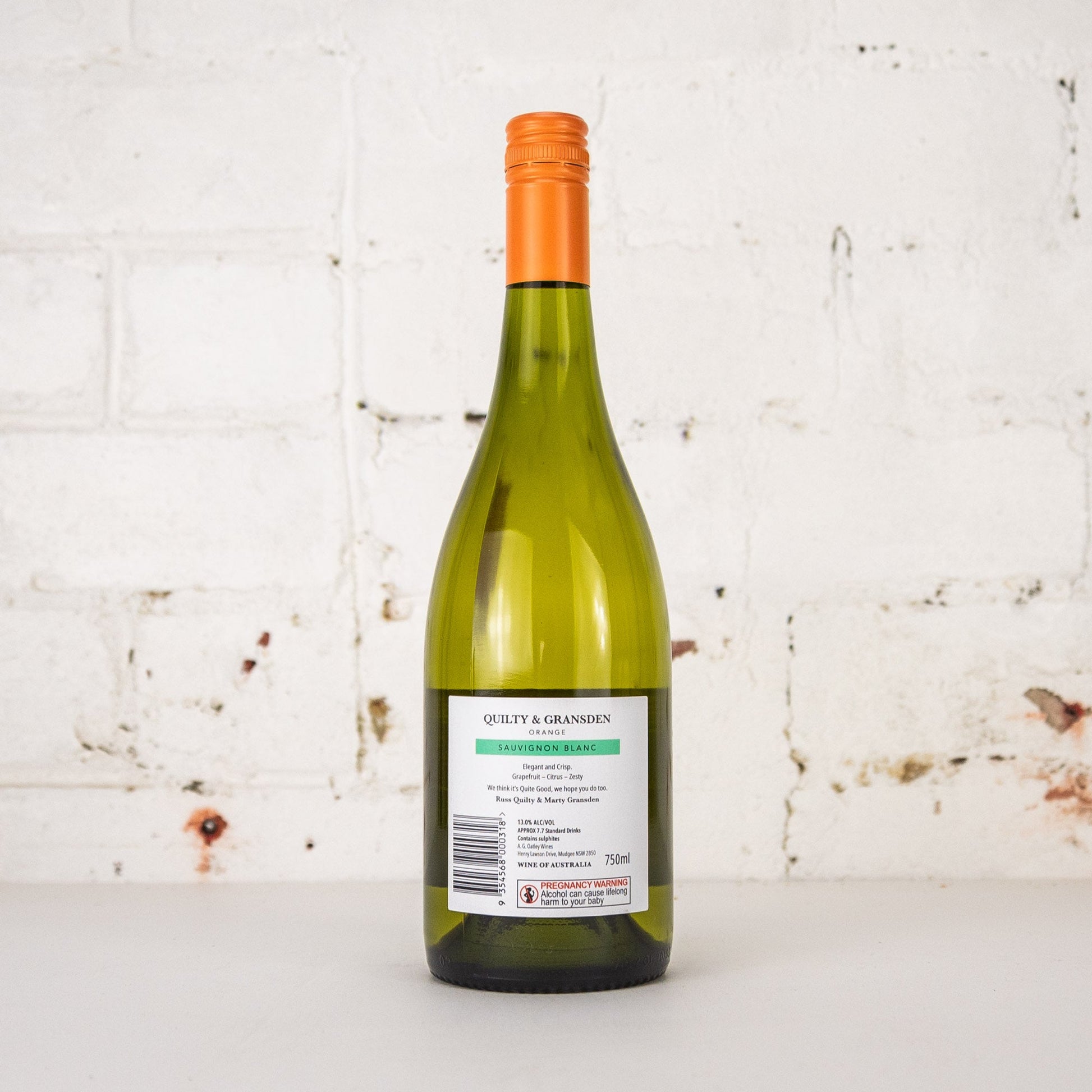 Quilty & Gransden - Sauvignon Blanc 750ml