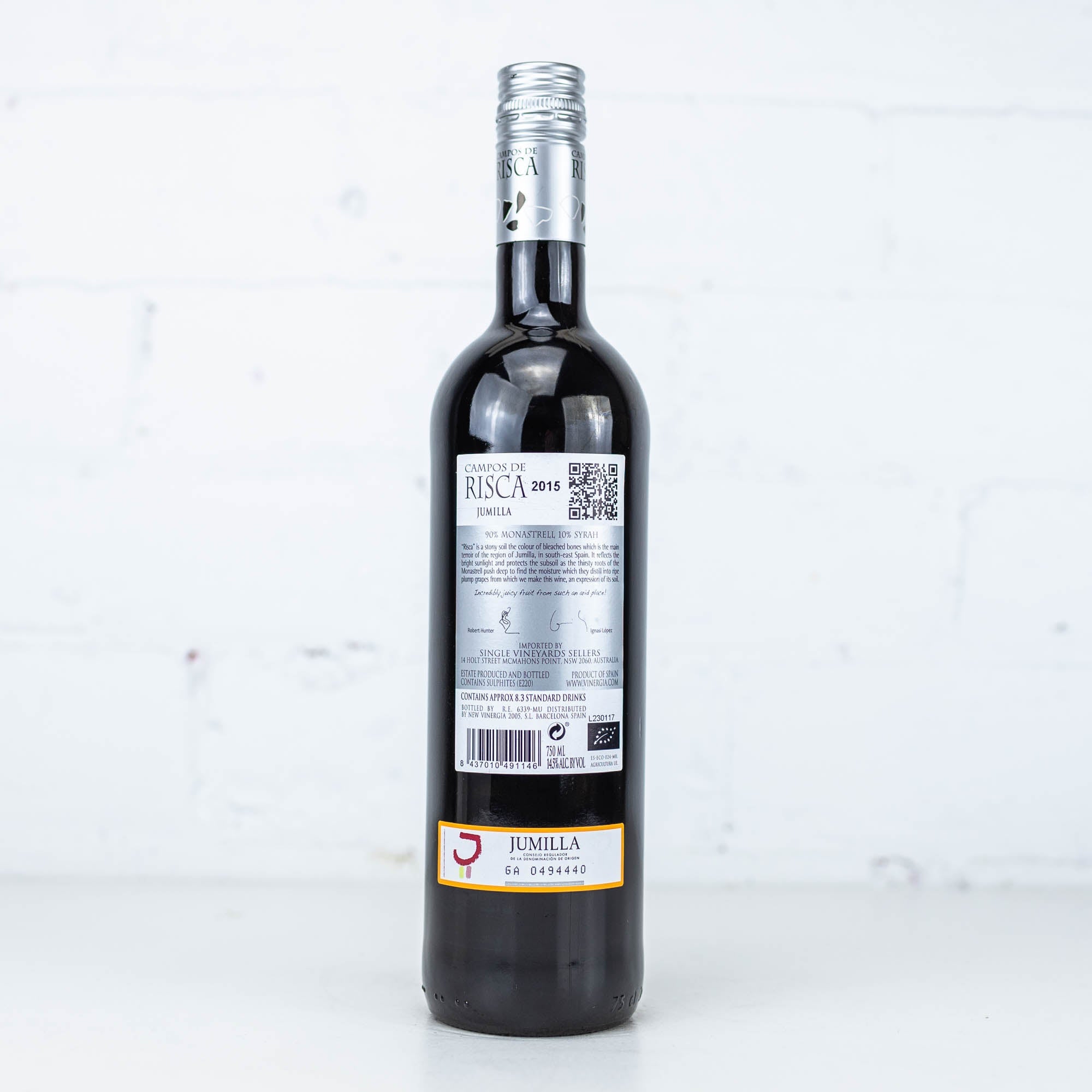 Campos de Risca - Monastrell Syrah 2015