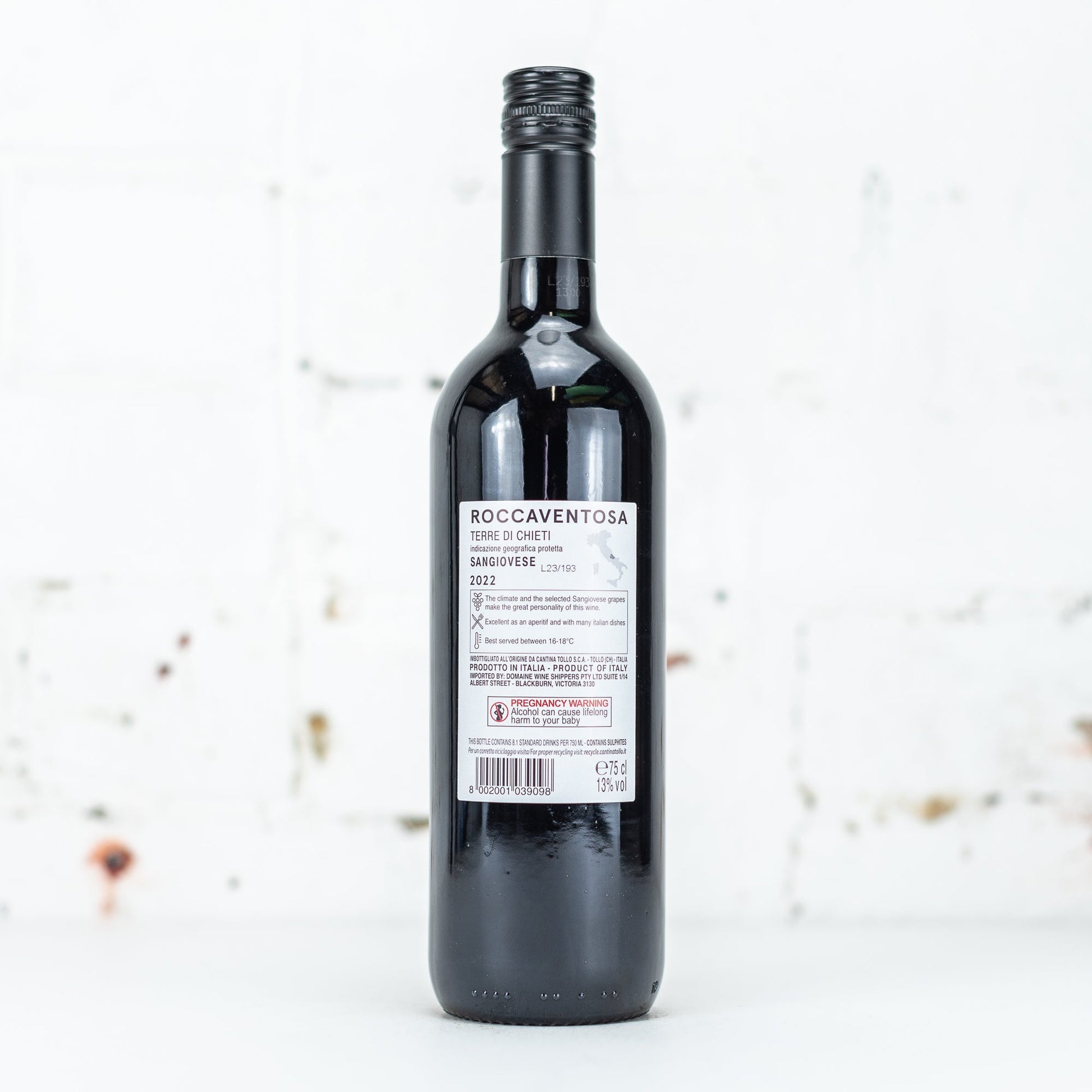 Cantina Tollo - Rocca Ventosa Sangiovese 750ml