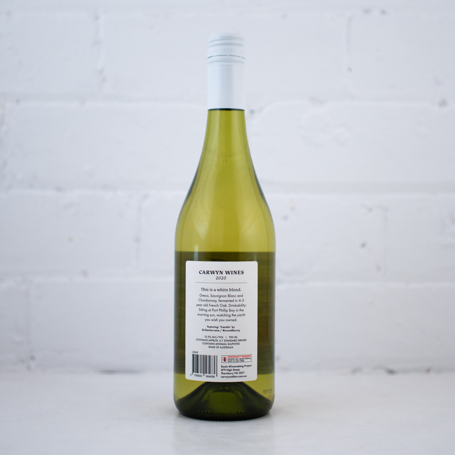 Carwyn Wines - White 2020 750ml