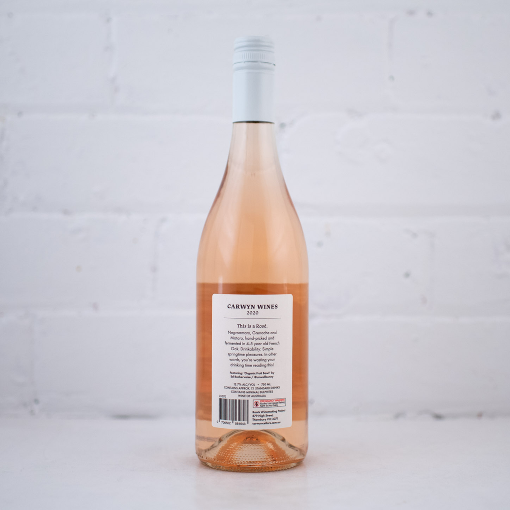 Carwyn Wines - Rose 2020 750ml