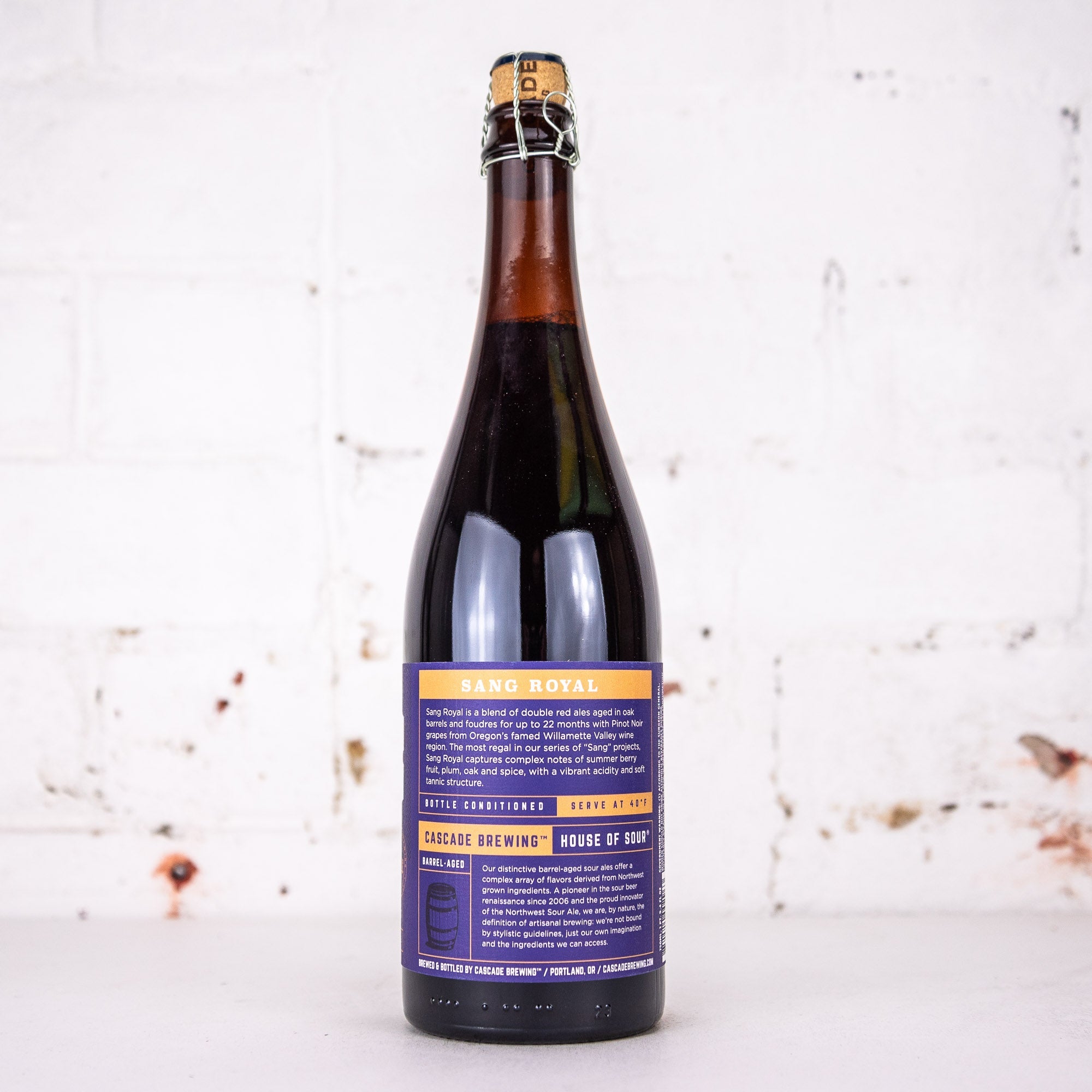 Cascade - Sang Royal 2016 BA Sour Red Ale 750ml