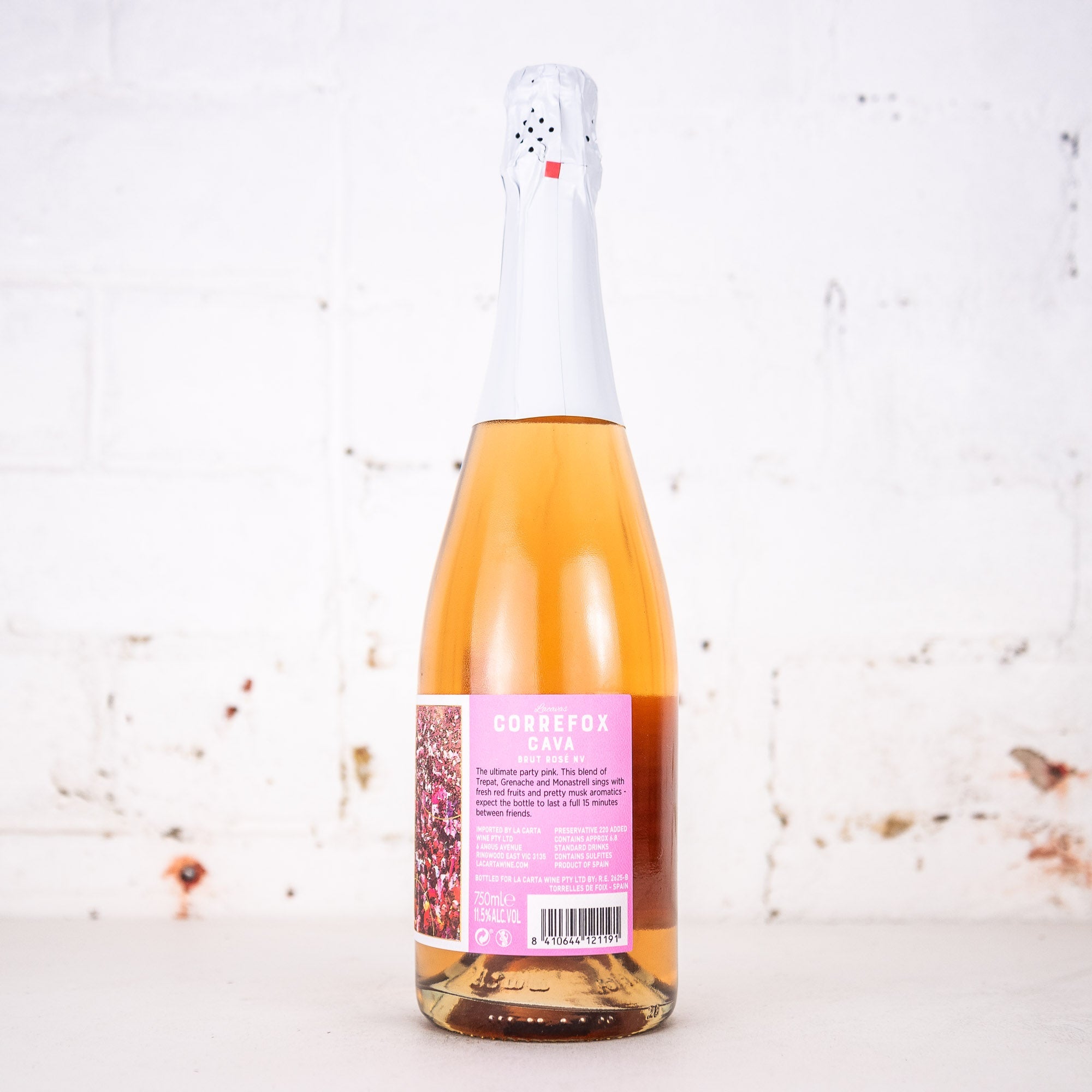 Lacavas - Correfox Cava Brut Rose NV 750ml